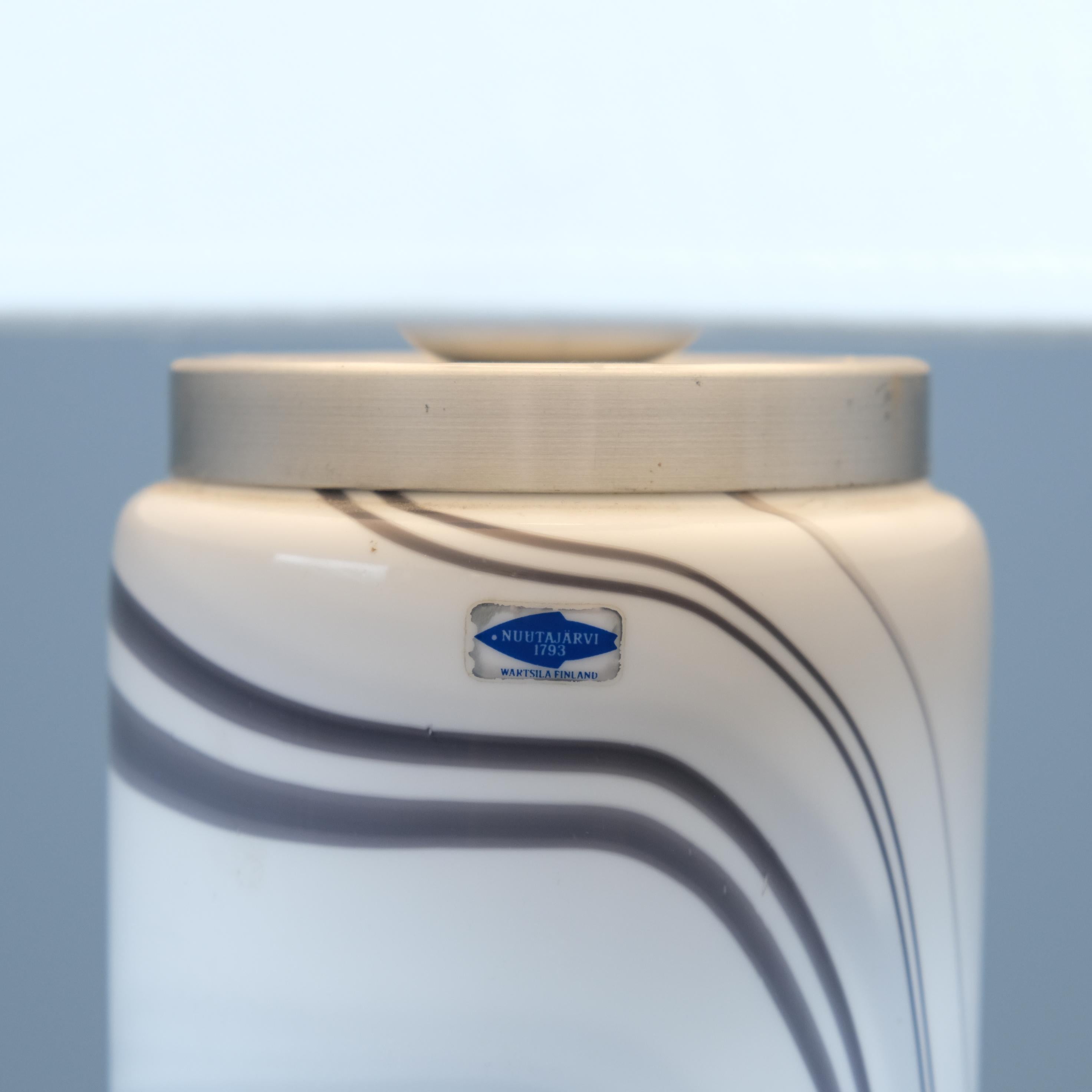 Finlandais Lampe en verre d'art 