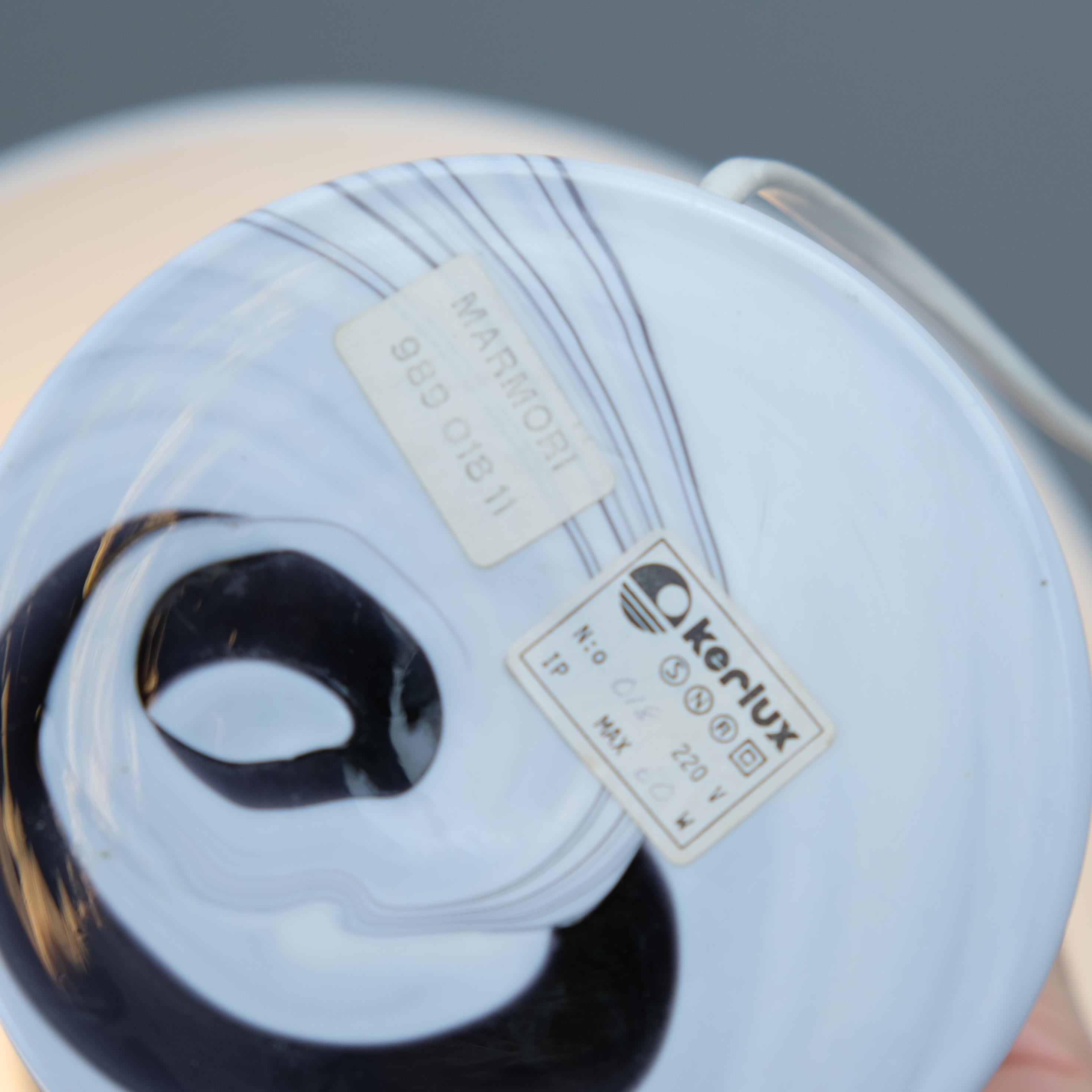 Aluminium Lampe en verre d'art 