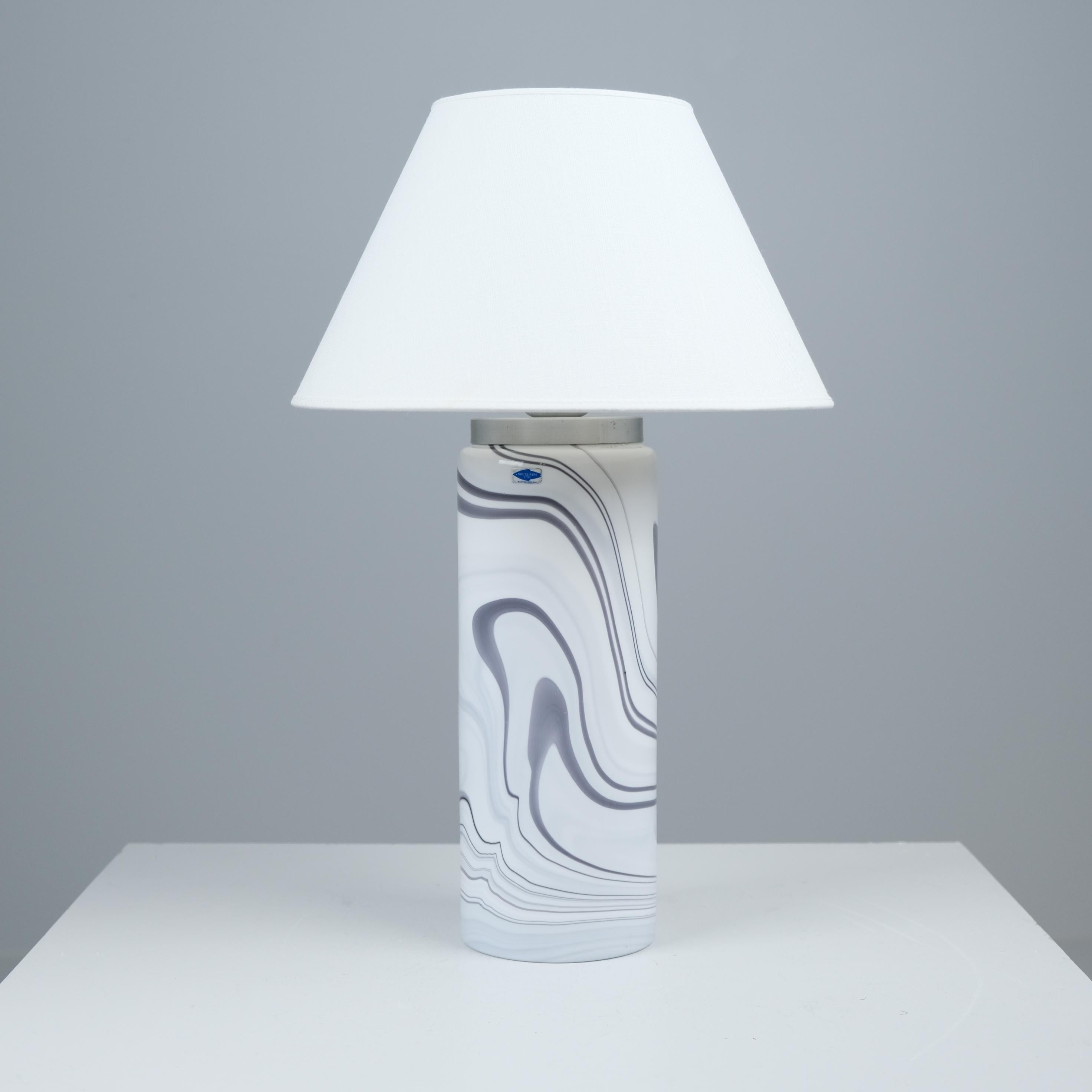 Lampe en verre d'art 