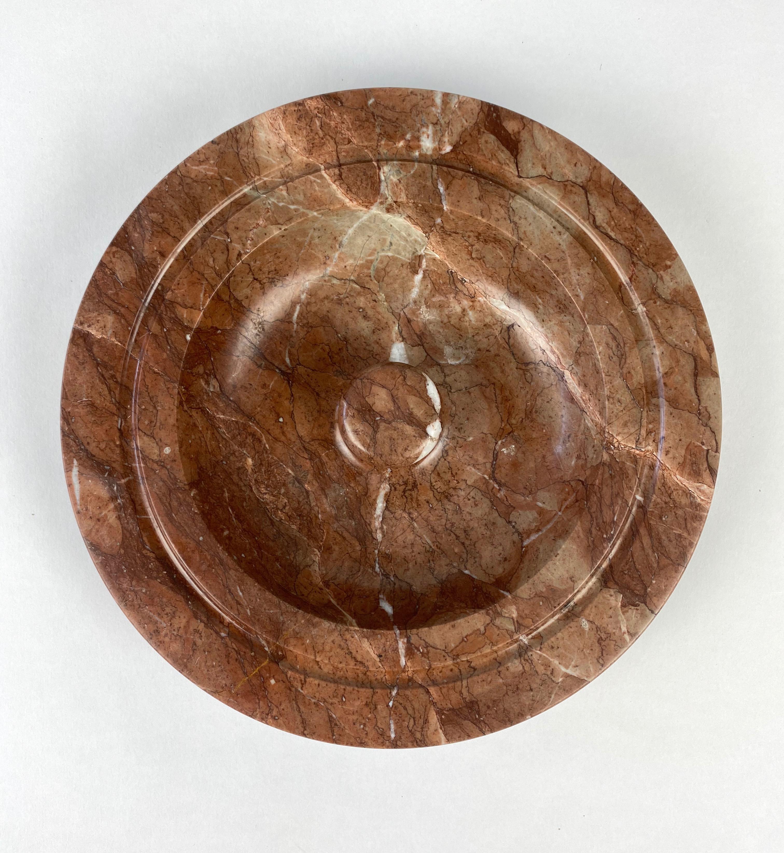 Mid-Century Modern Marble Ashtray Attributed to Angelo Mangiarotti for Knoll, Italy, 1970s For Sale