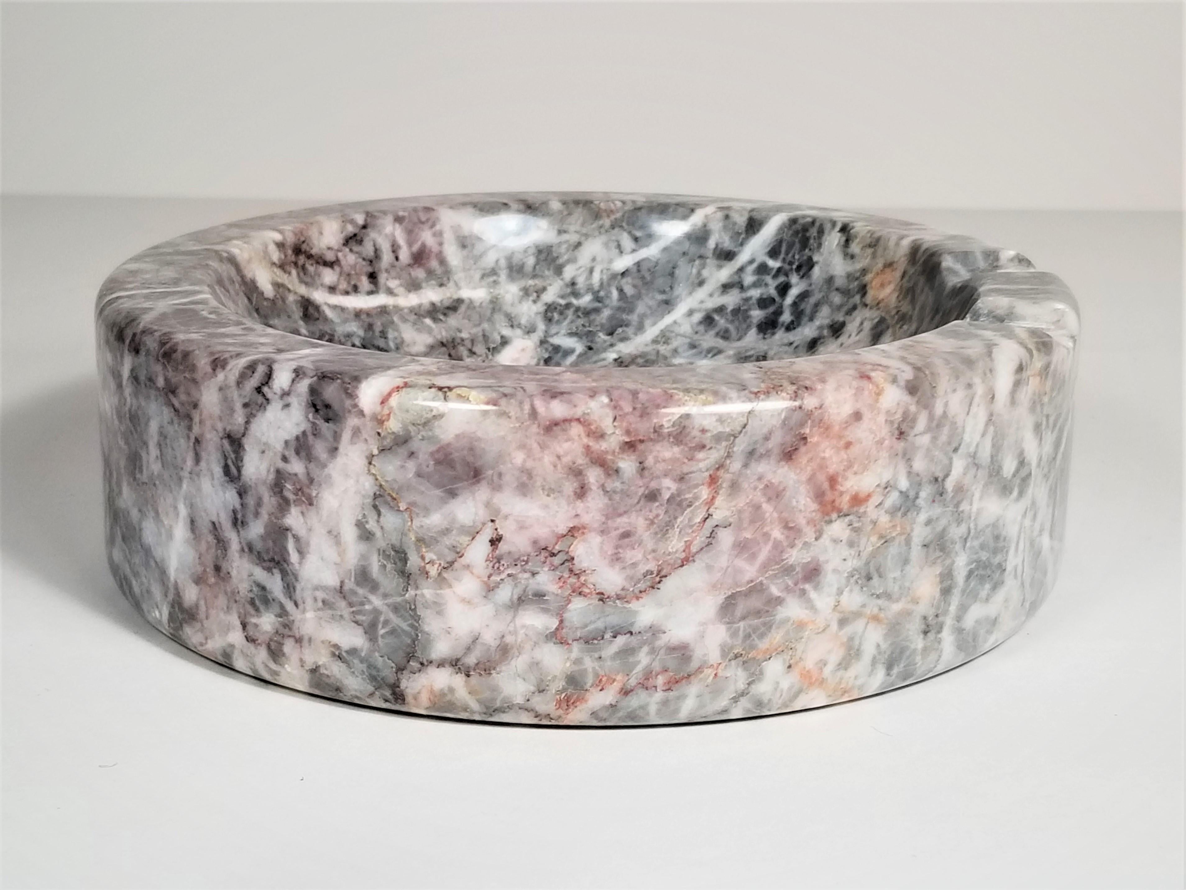 Mid-Century Modern Marble Ashtray Midcentury