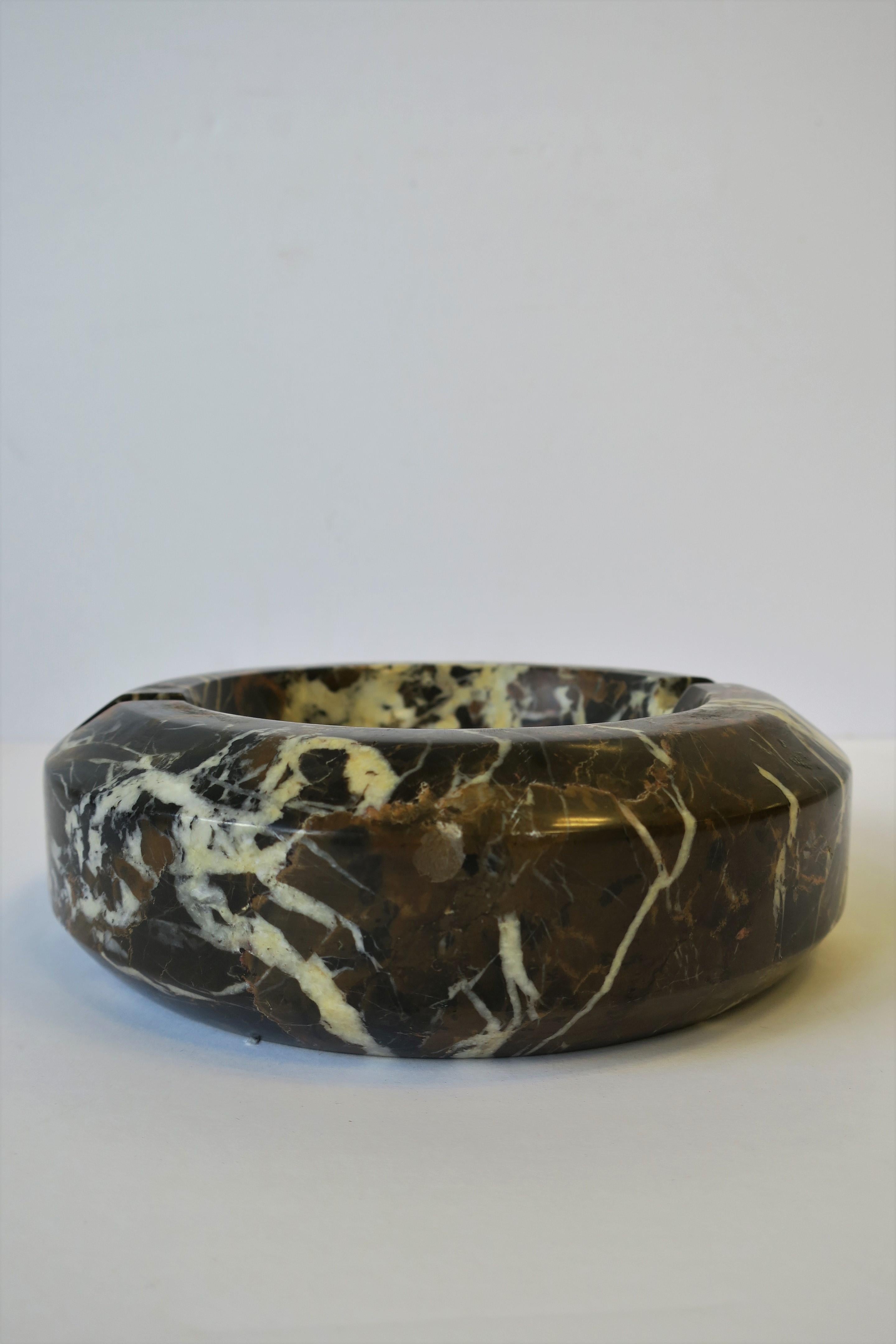 Late 20th Century Marble Ashtray Vessel