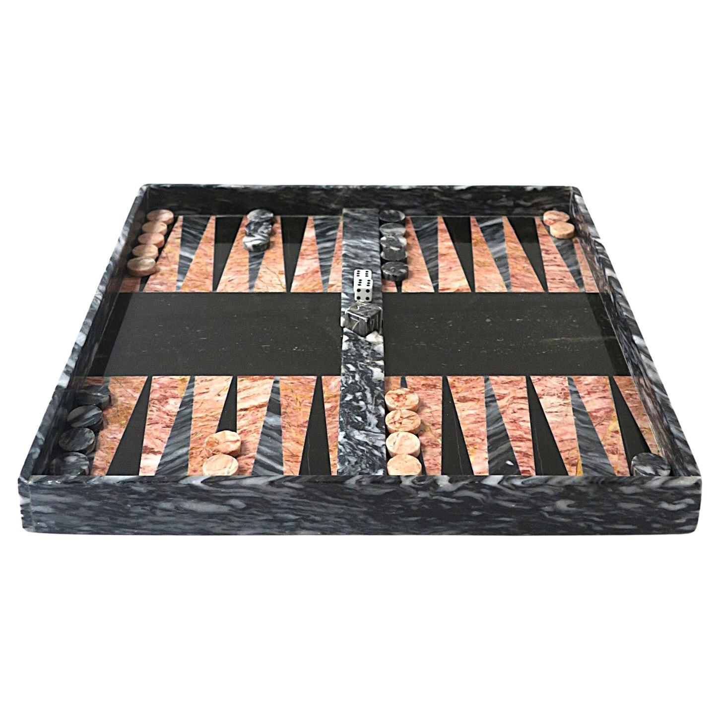 Marmo Backgammon Dama Gioco degli scacchi Gioco da tavolo