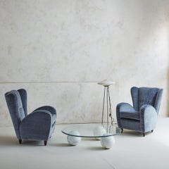 Marble Ball Coffee Table in the Manner of Massimo + Lella Vignelli, Italy 1970s