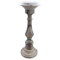 Vintage Marble Balustrade Form Pedestal