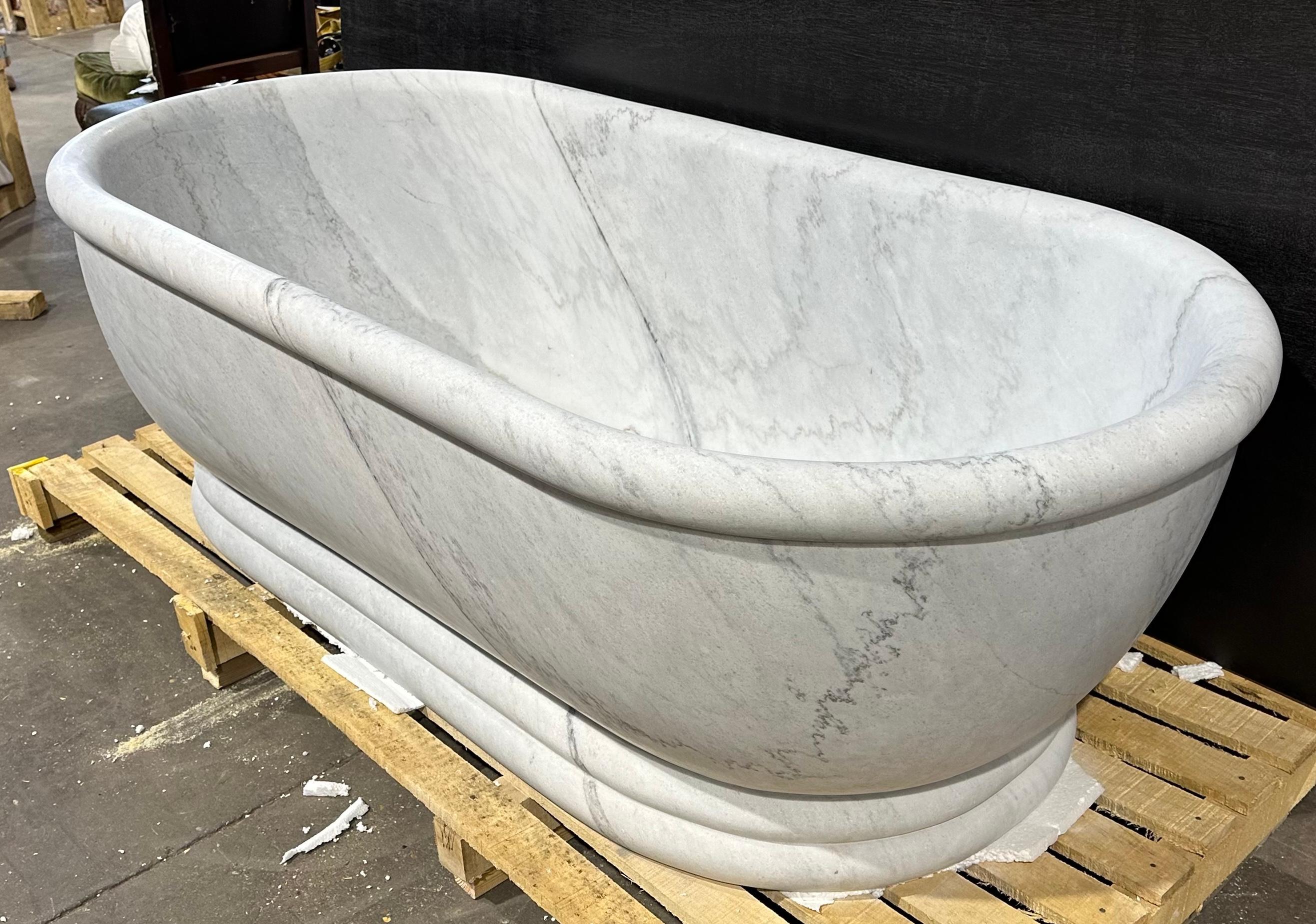 Marble Baroque Style Bath For Sale 2