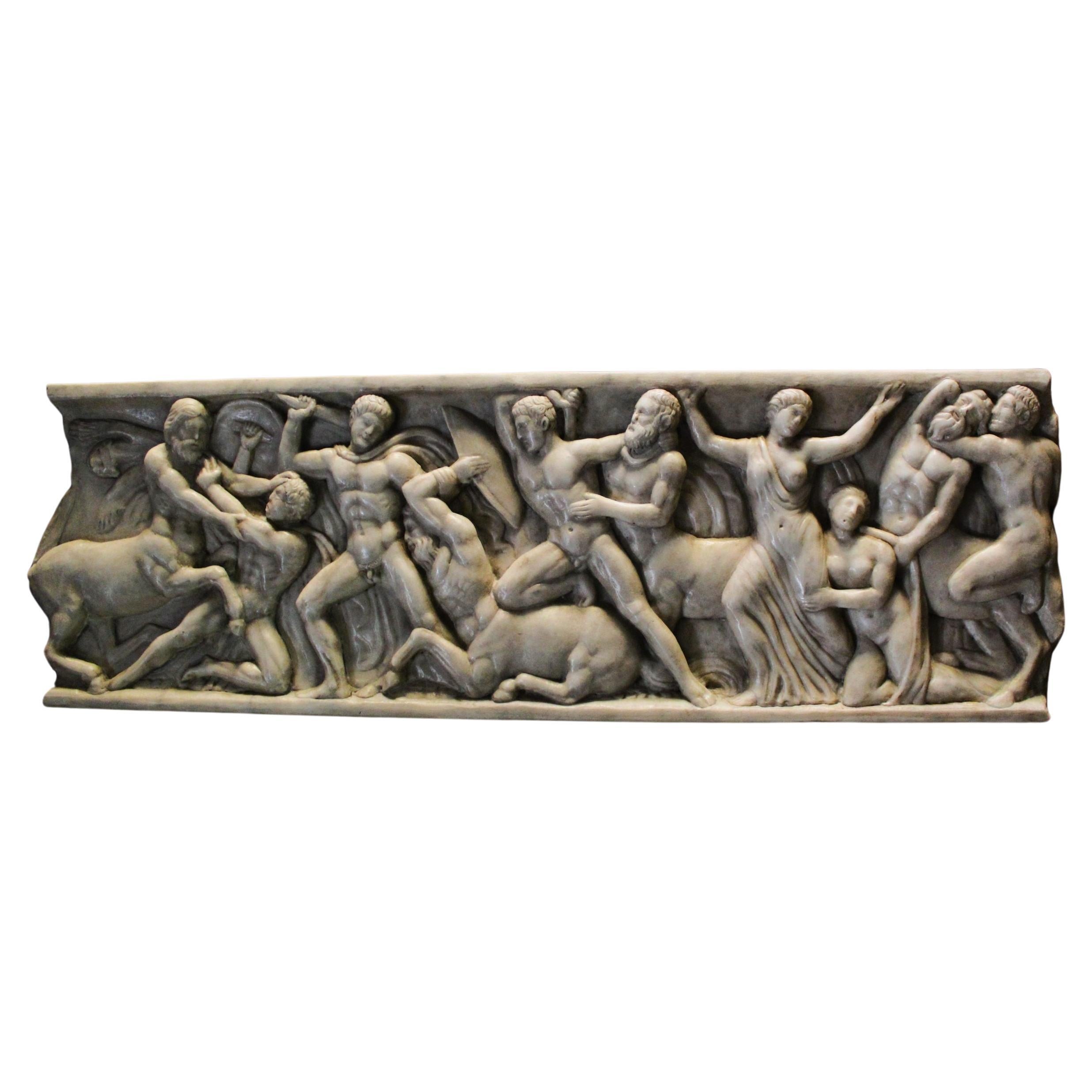 Marble bas-relief For Sale