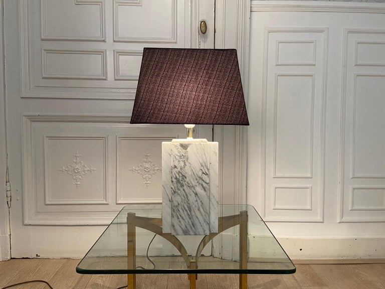 Marble Bedside Lamp, 1980s For Sale at 1stDibs