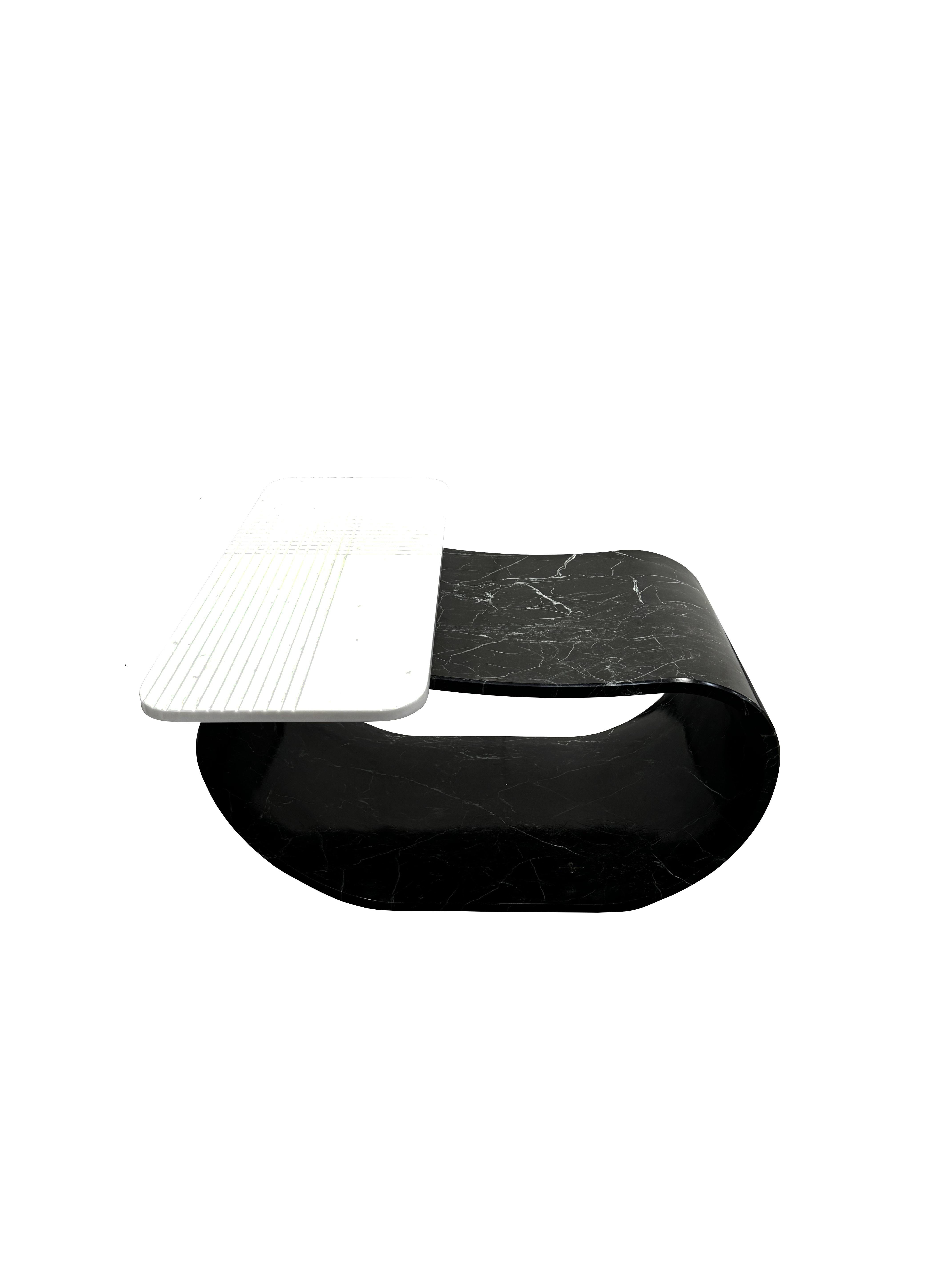 Italian Marble Bench Turning Coffee Table by Euromarmi Store For Sale