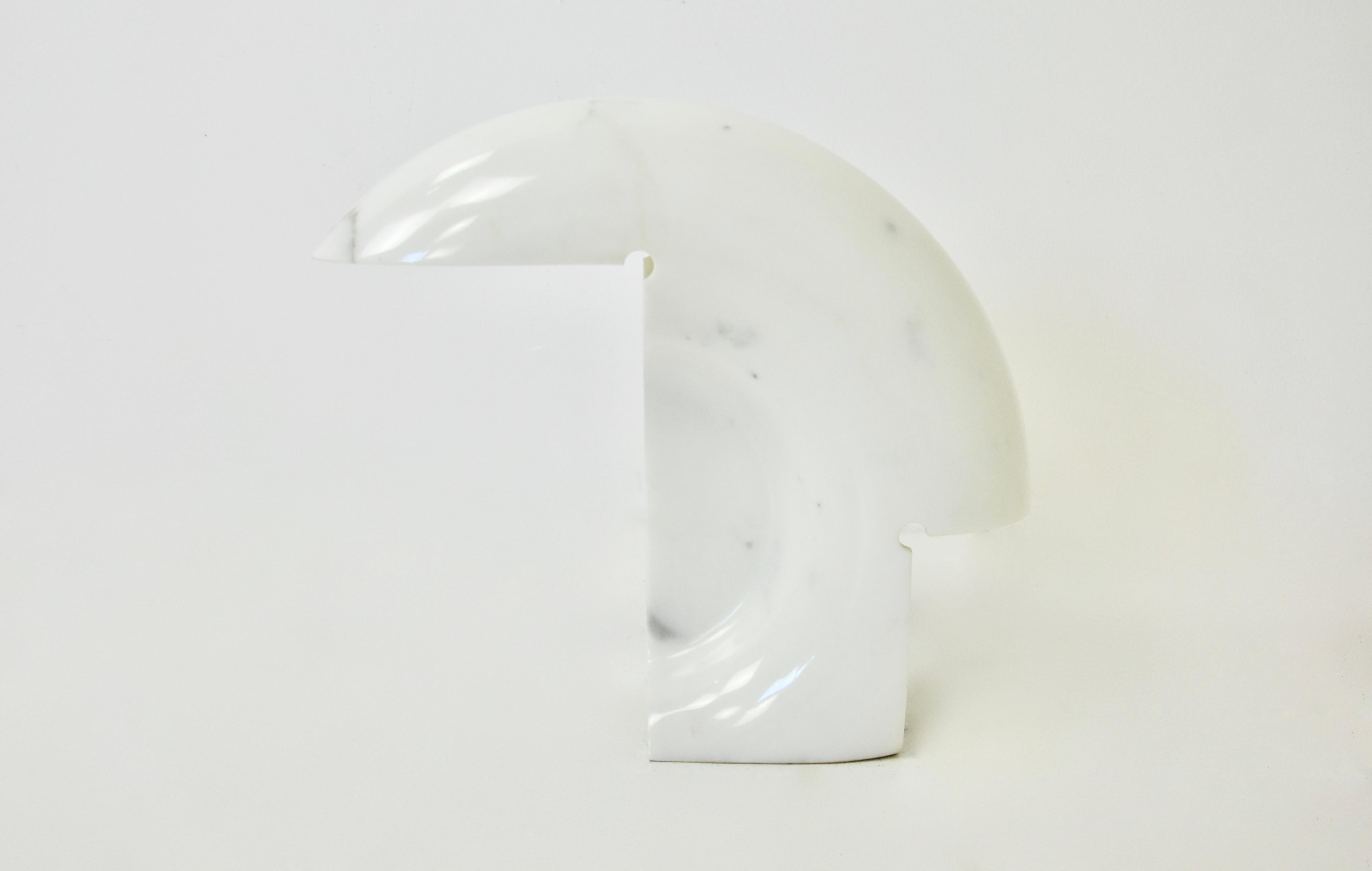 Milieu du XXe siècle Lampe de bureau Biagio en marbre de Tobia Scarpa pour Flos, 1968 en vente