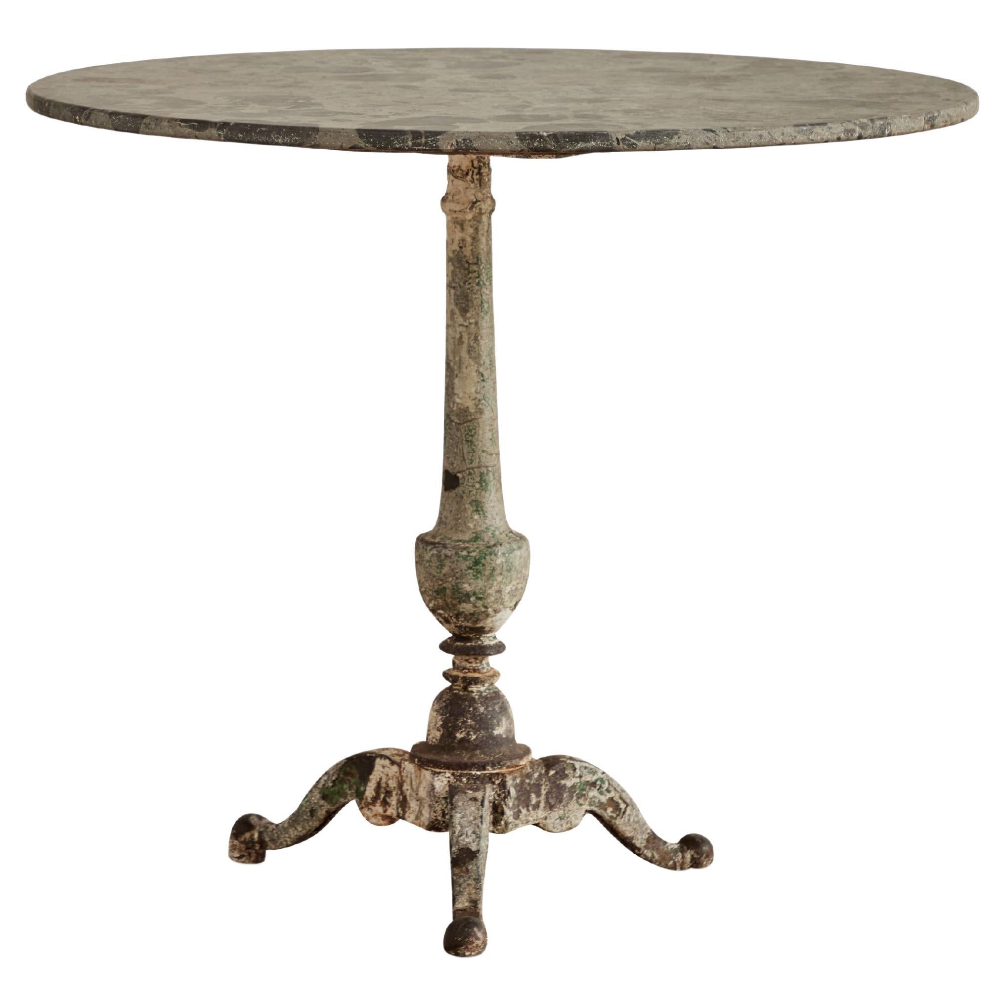Marble Bistro Table For Sale