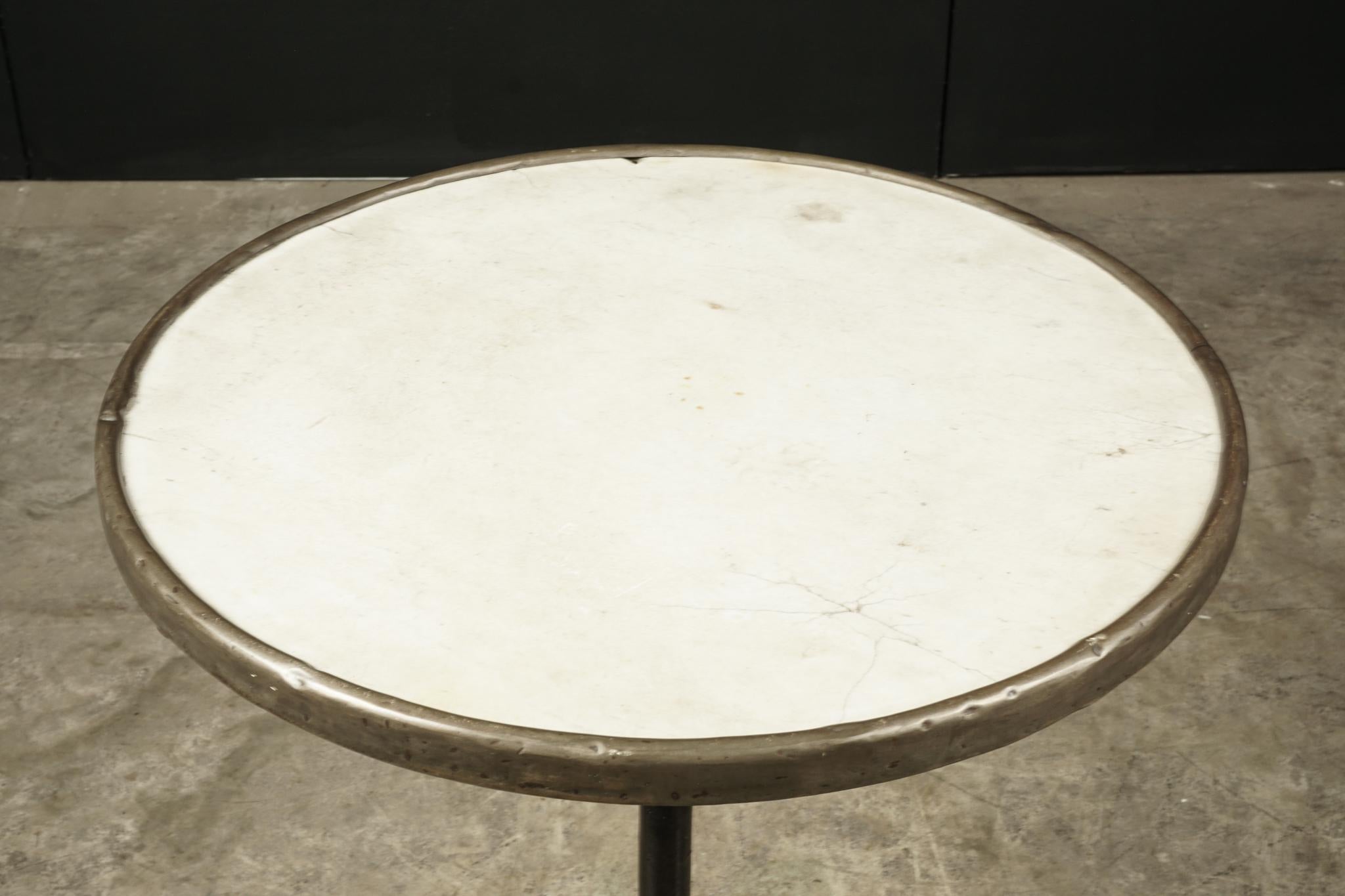 Mid-20th Century Marble Bistro Table, France, circa 1930