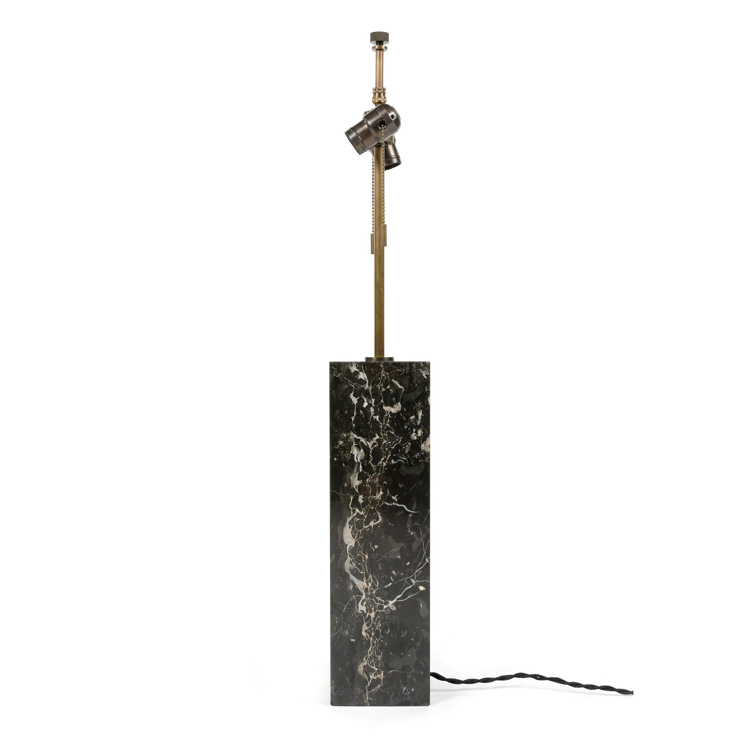 Mid-Century Modern Marble Block Lamp by T. H. Robsjohn-Gibbings for Hansen For Sale