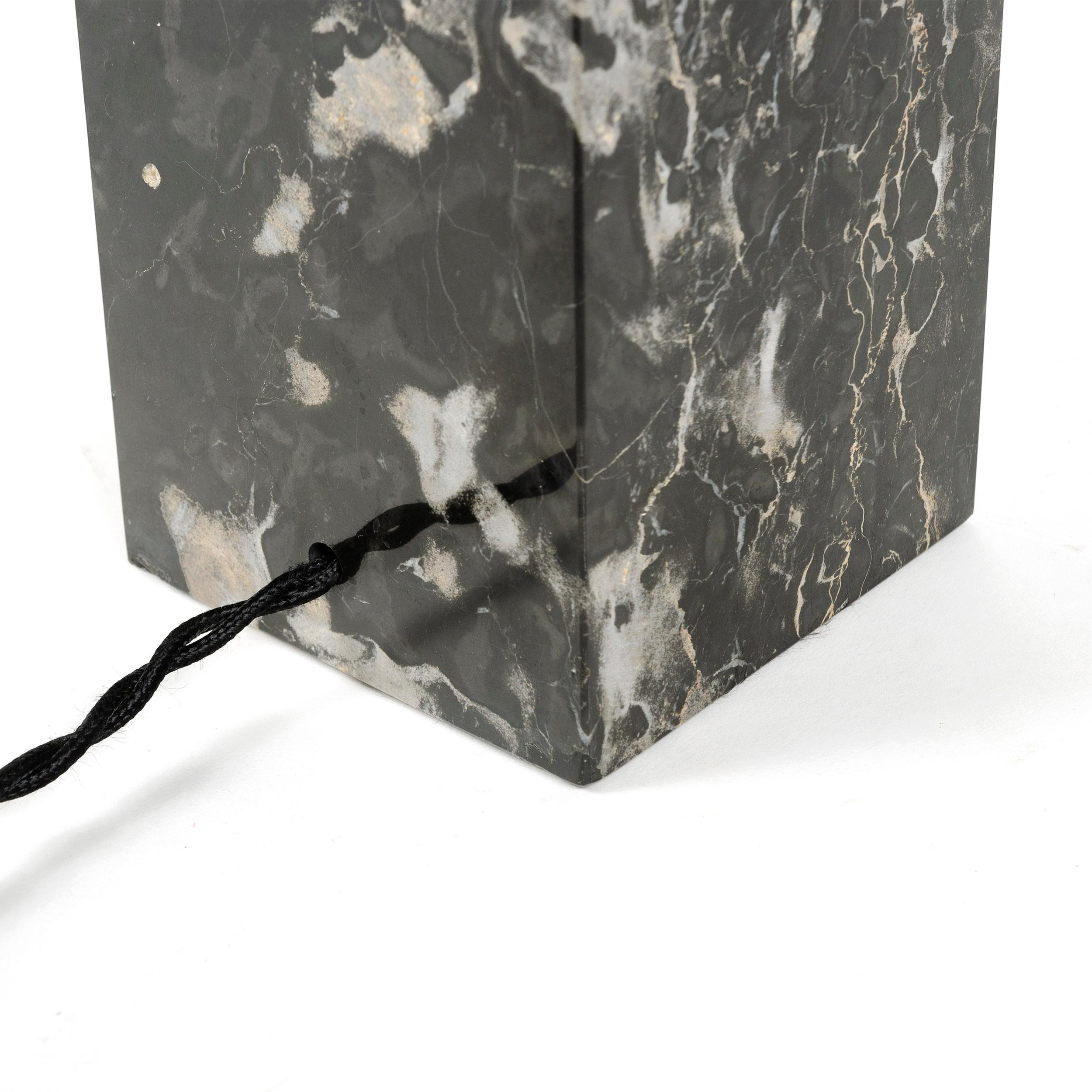 American Marble Block Lamp by T. H. Robsjohn-Gibbings for Hansen For Sale