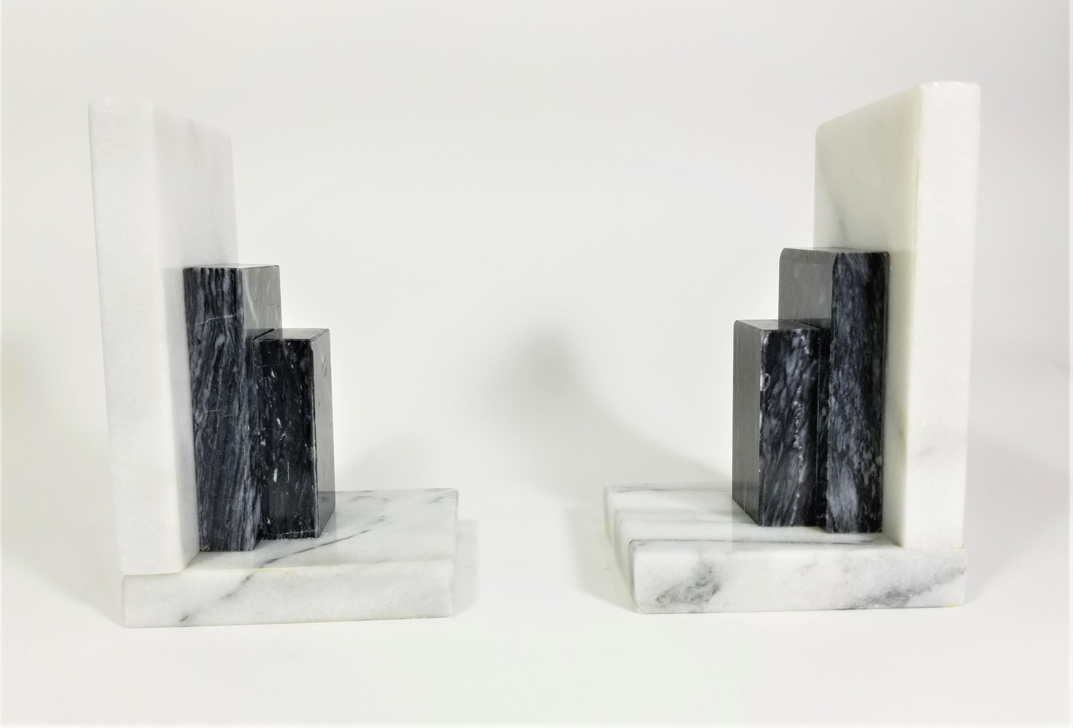 Marble Bookends 1980s 7