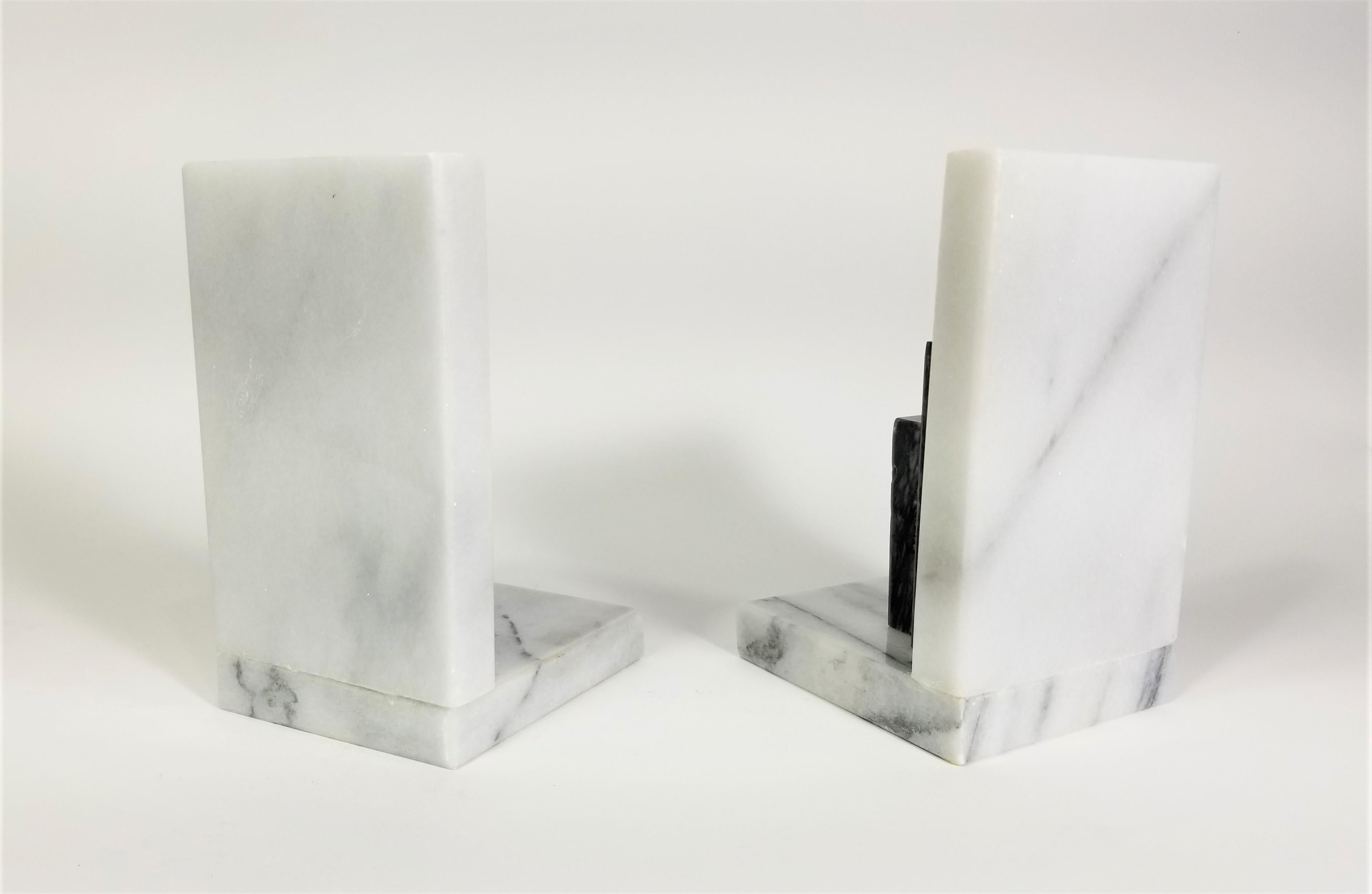 Marble Bookends 1980s 8
