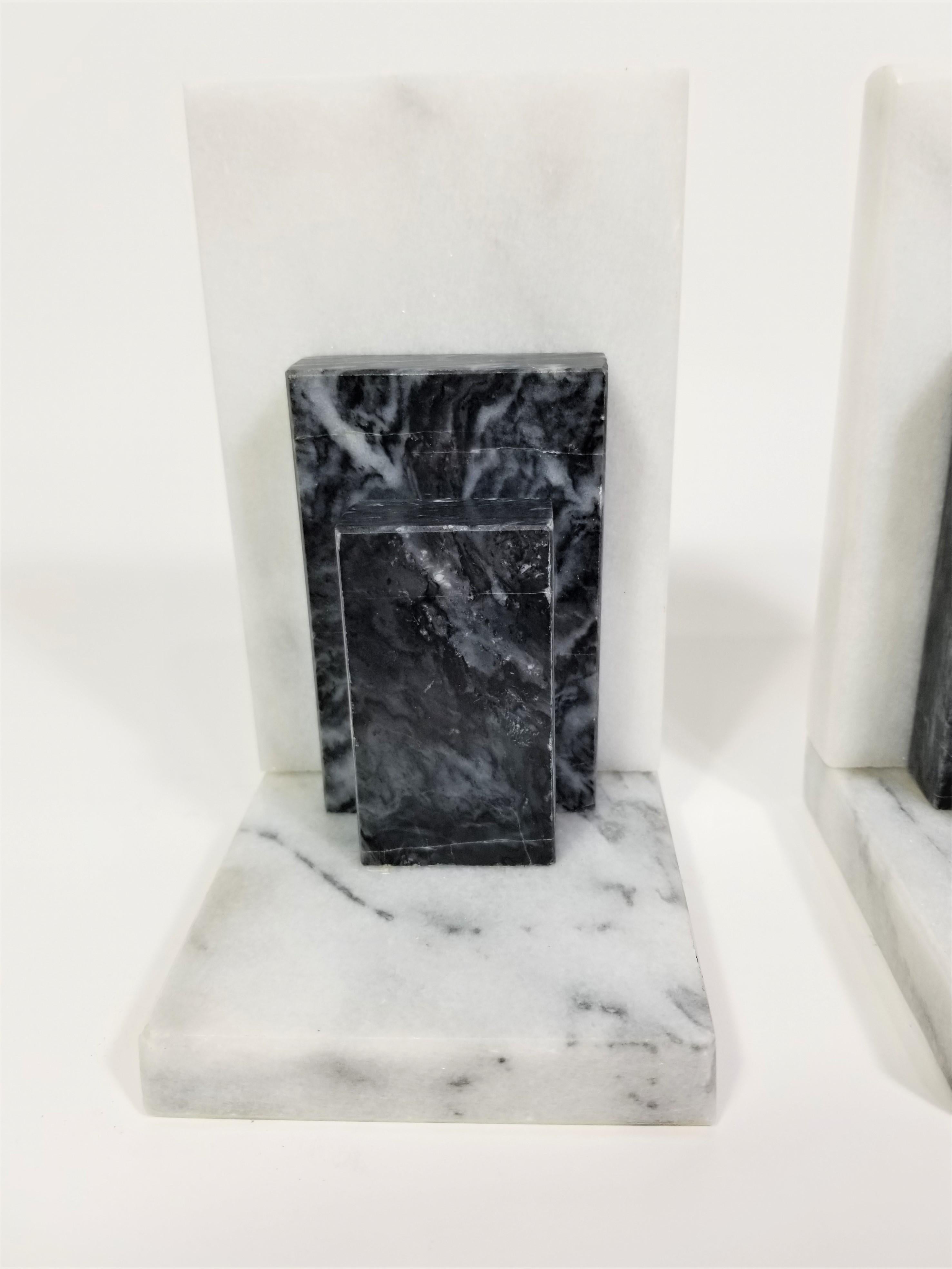 Marble Bookends 1980s 4