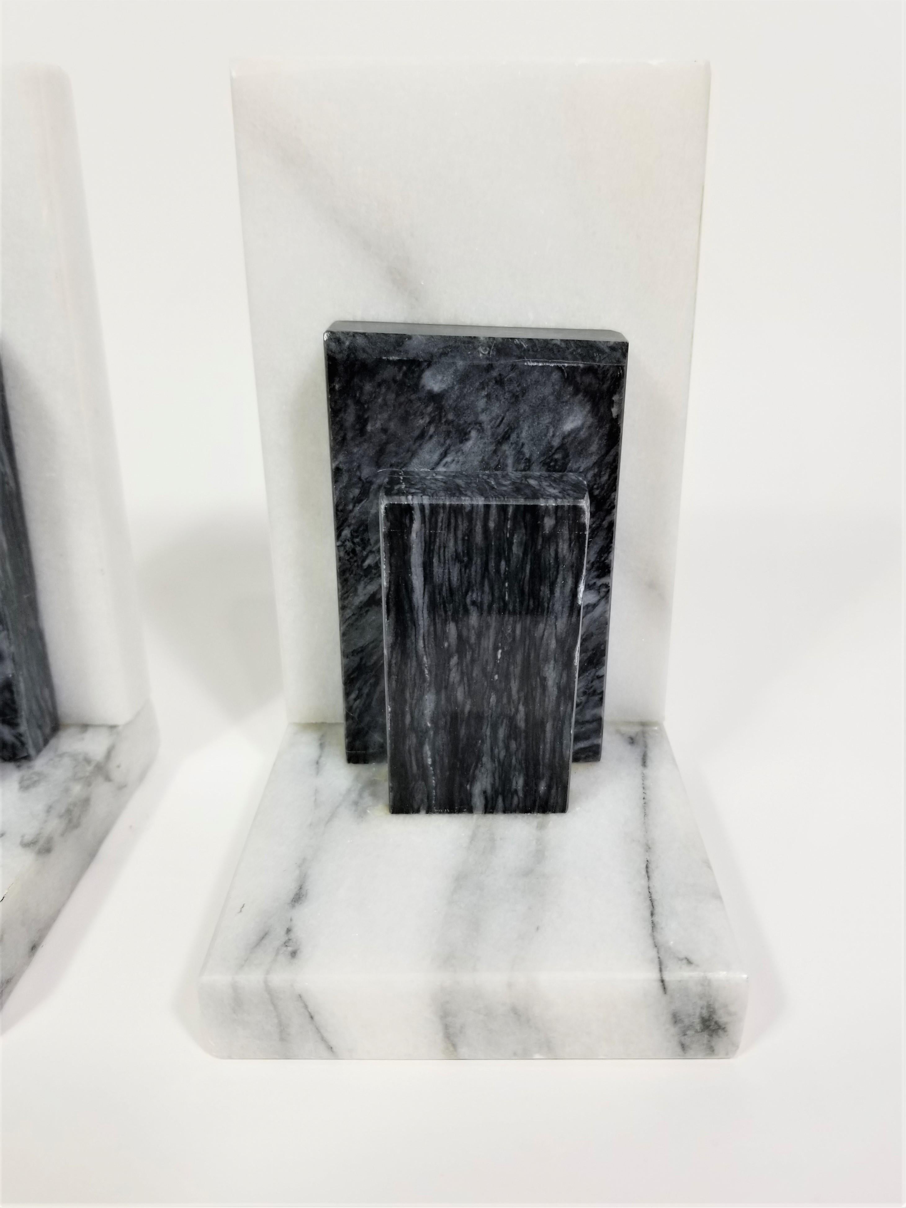 Marble Bookends 1980s 5
