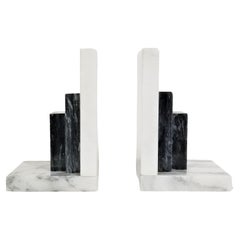 Marble Bookends 1980s