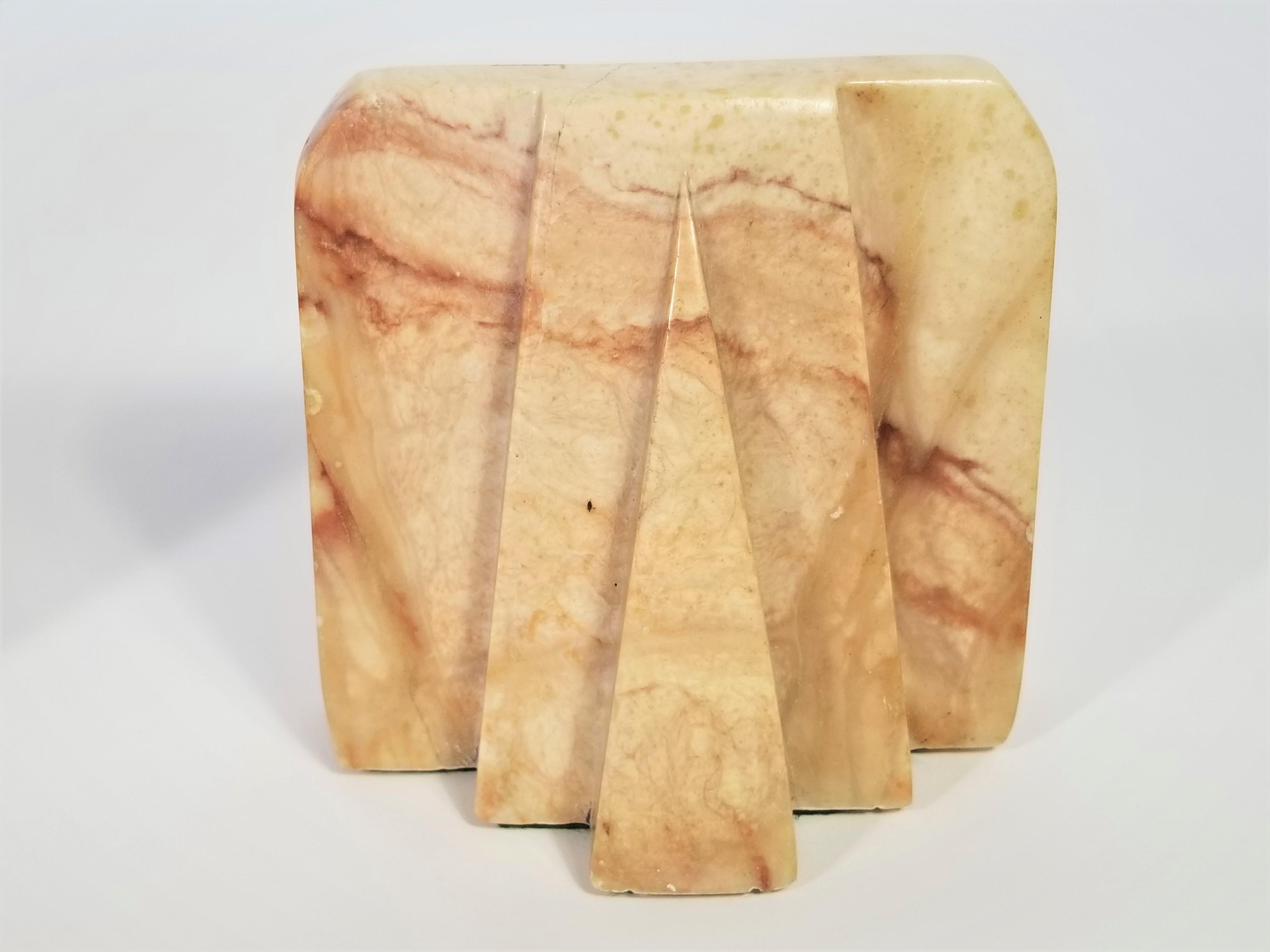 Marble Bookends Art Deco 9