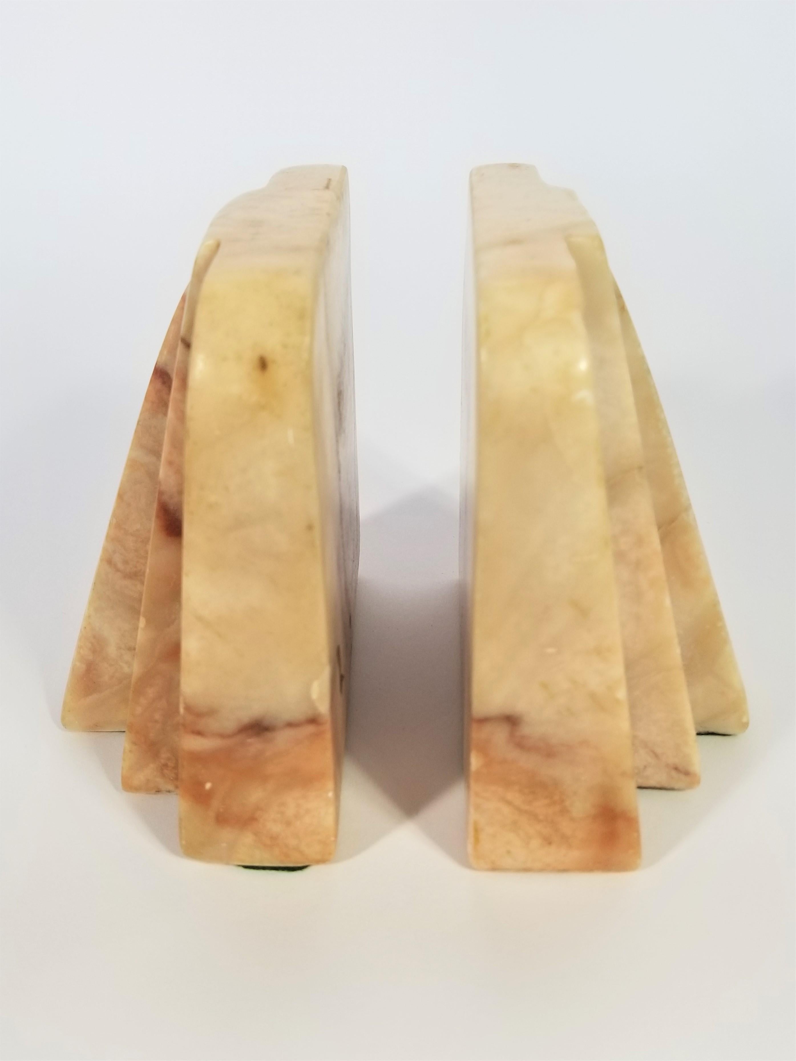 Marble Bookends Art Deco 3