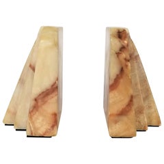 Marble Bookends Art Deco