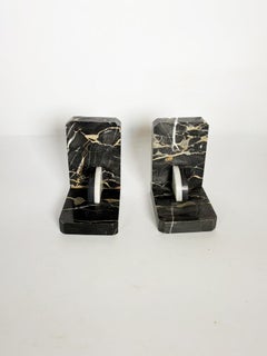Marble Bookends, France, 20th Century