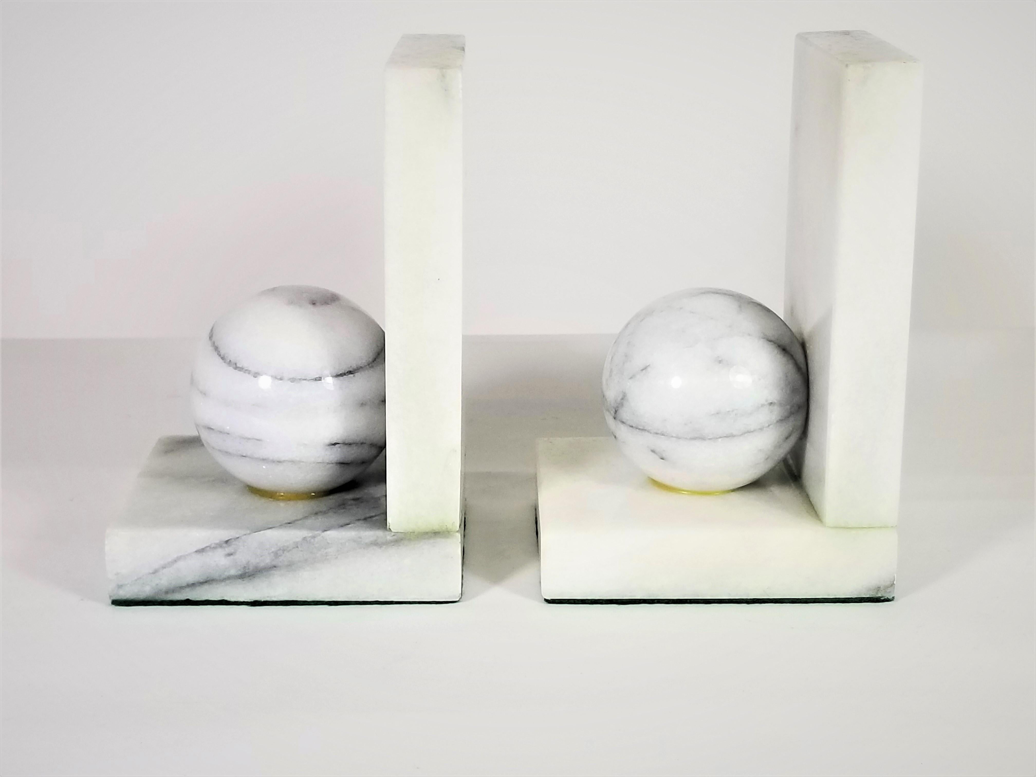 Marmor Buchstützen Geometrisches Zeitgenössisches Design 6