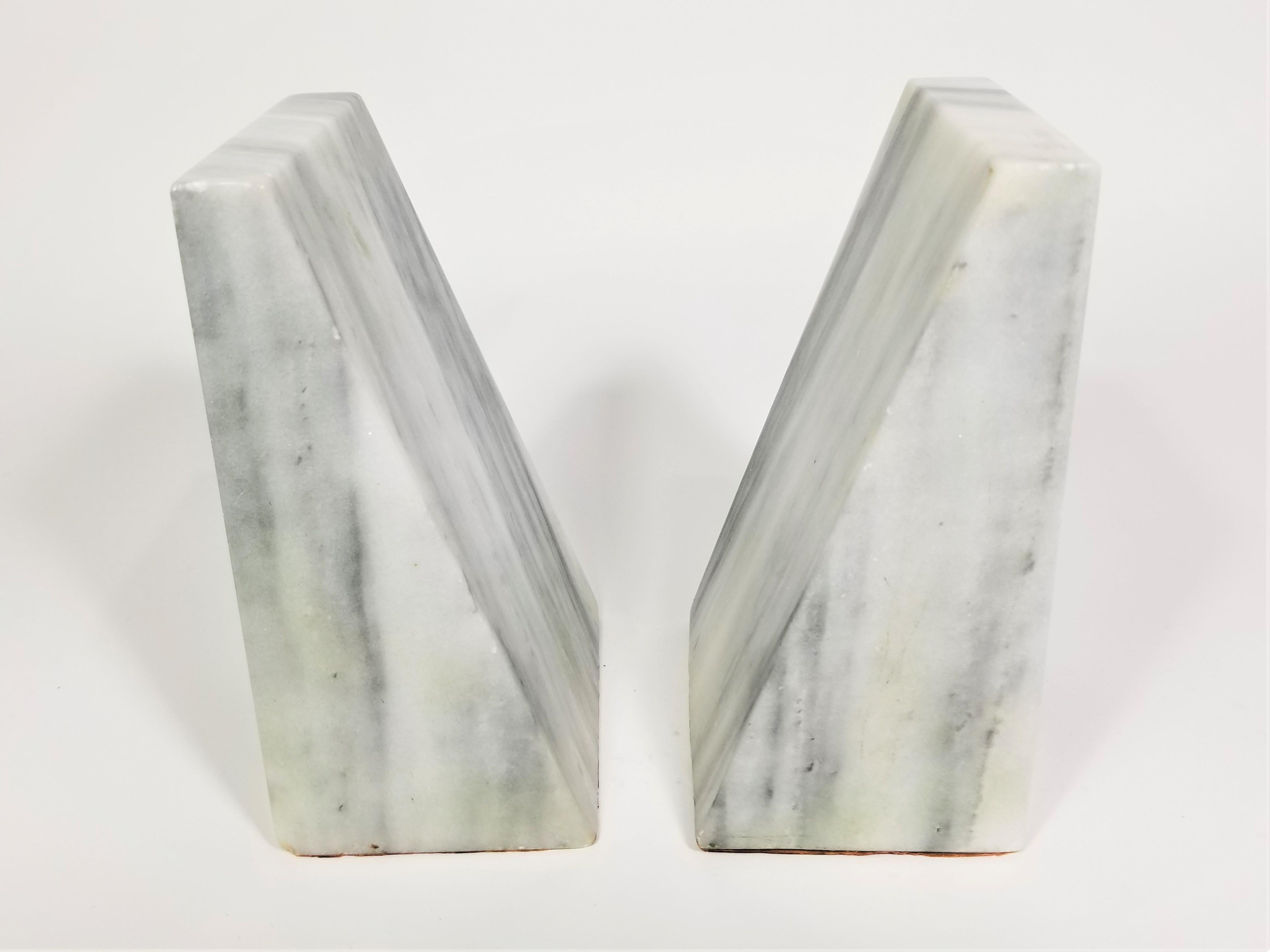 Marble Bookends Mid-Century 6