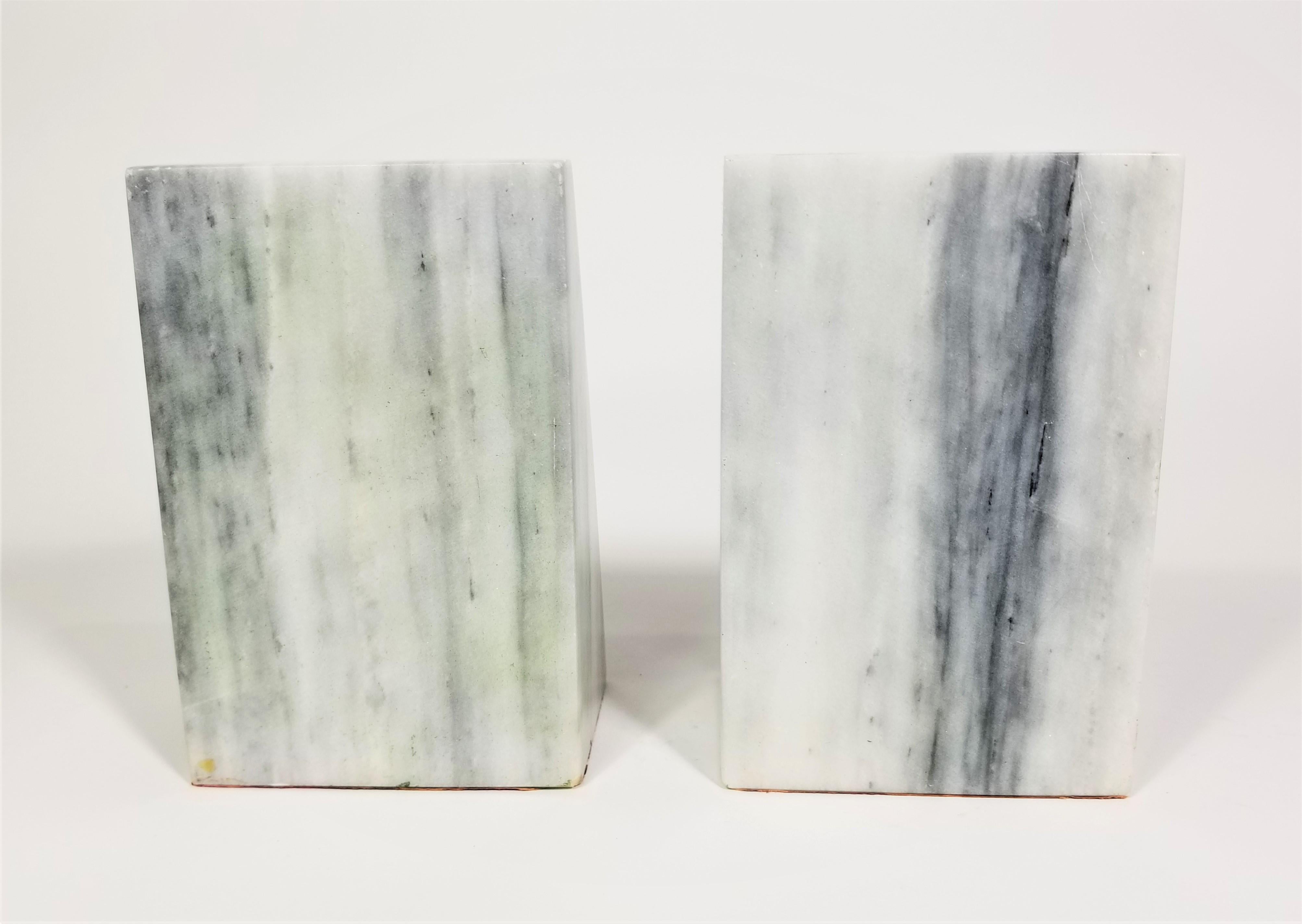 Marble Bookends Mid-Century 8