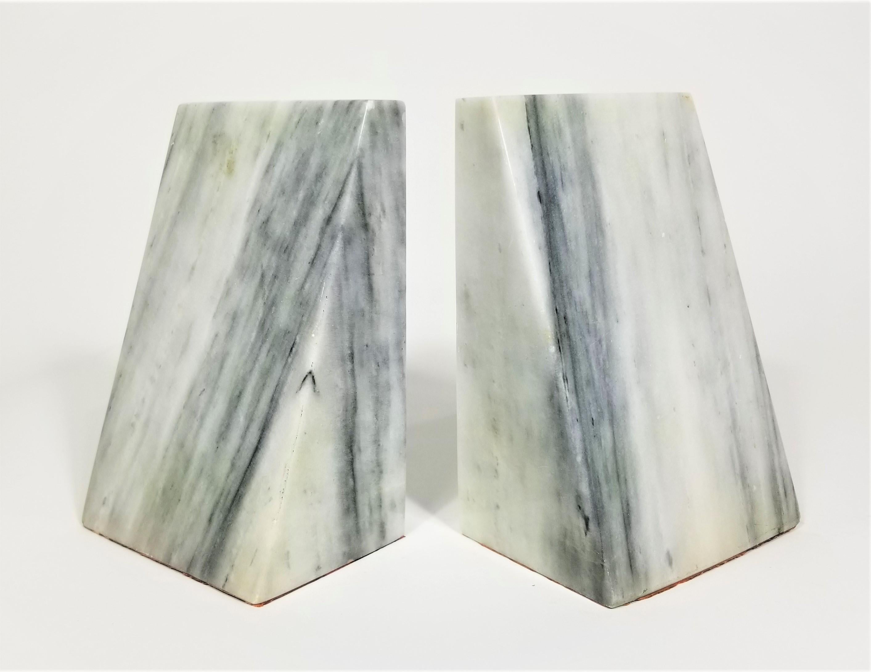 Marble Bookends Mid-Century 13