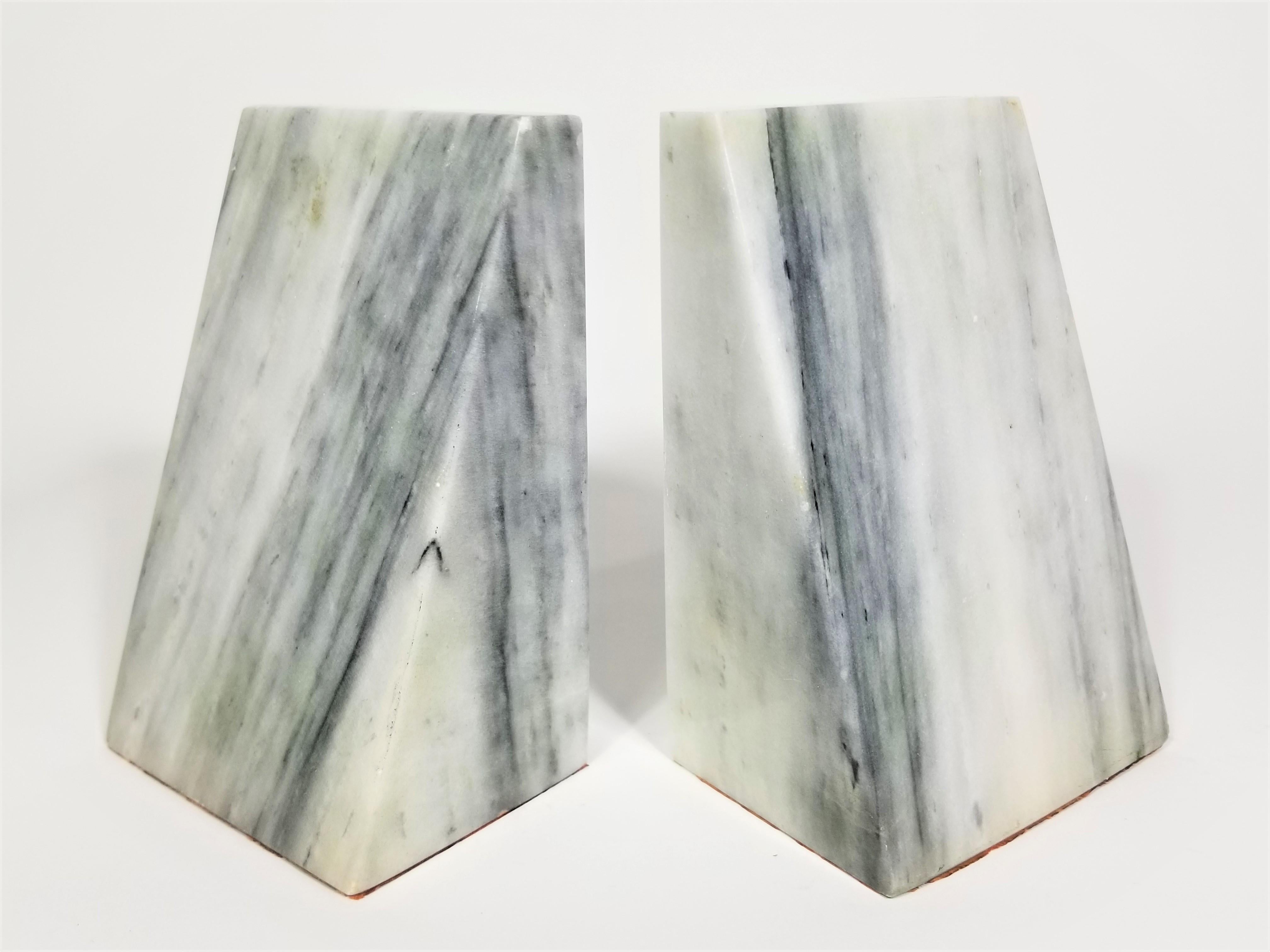Marble Bookends Mid-Century In Good Condition In New York, NY
