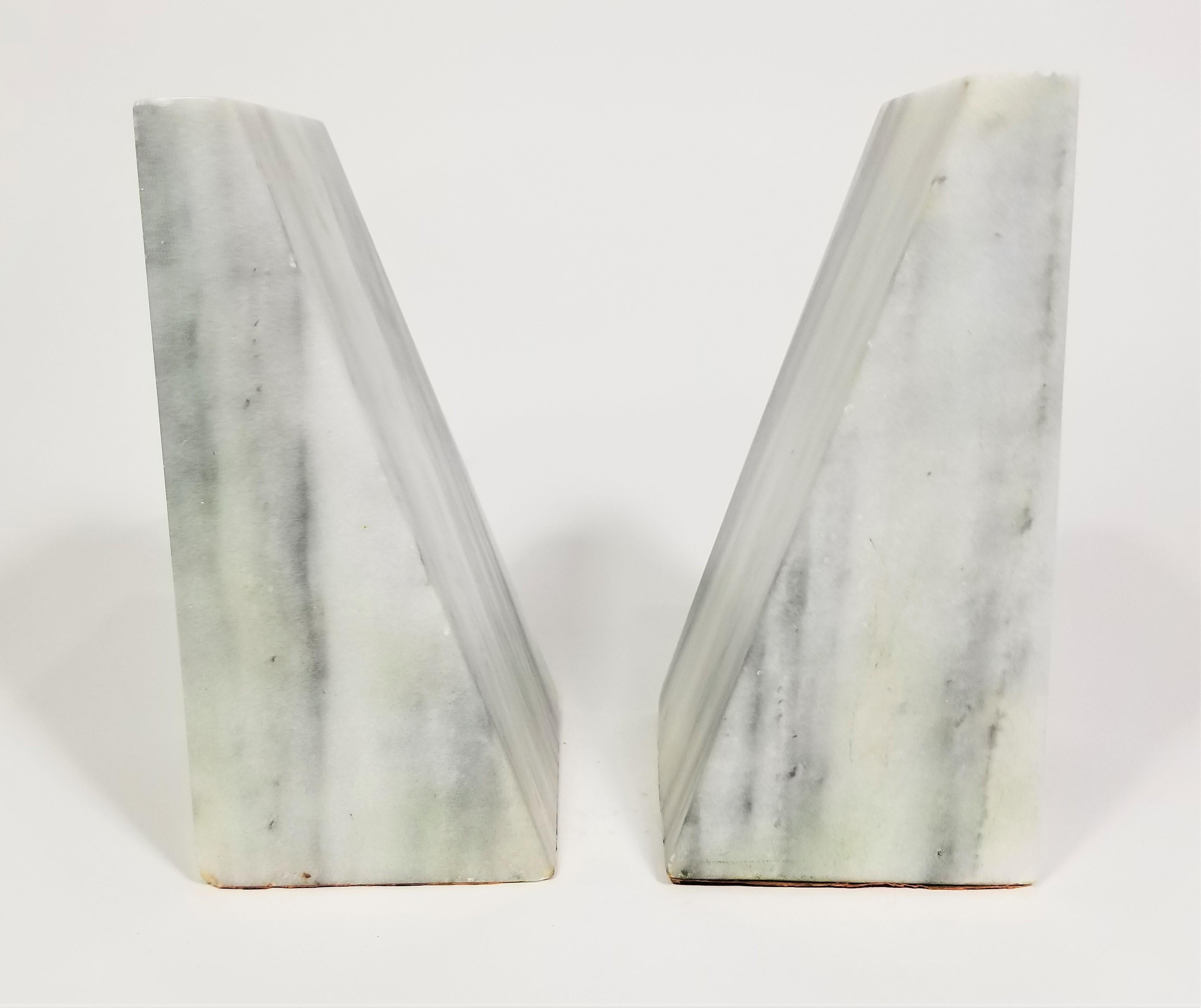Marble Bookends Mid-Century 5