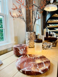 Bol de mármol Rosso Francia