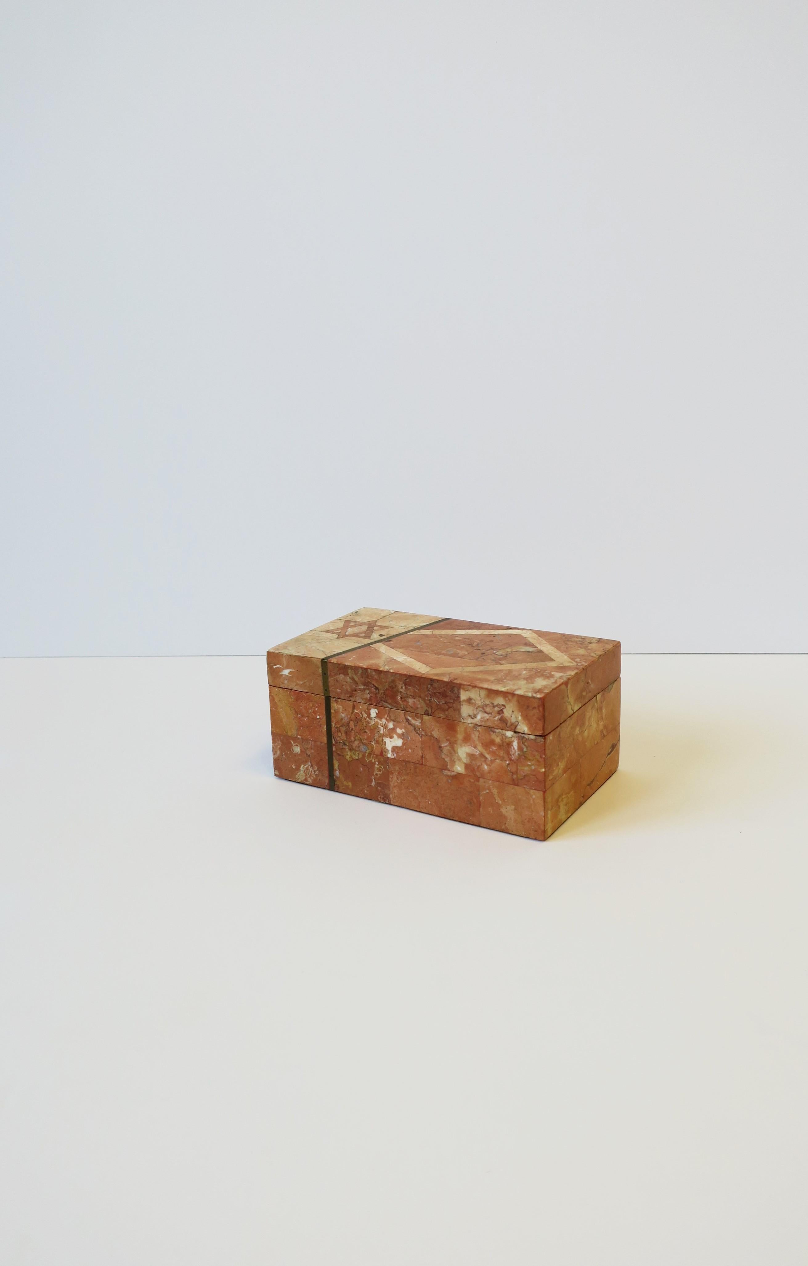 Marble Box with Jewish Star of David Design For Sale 3
