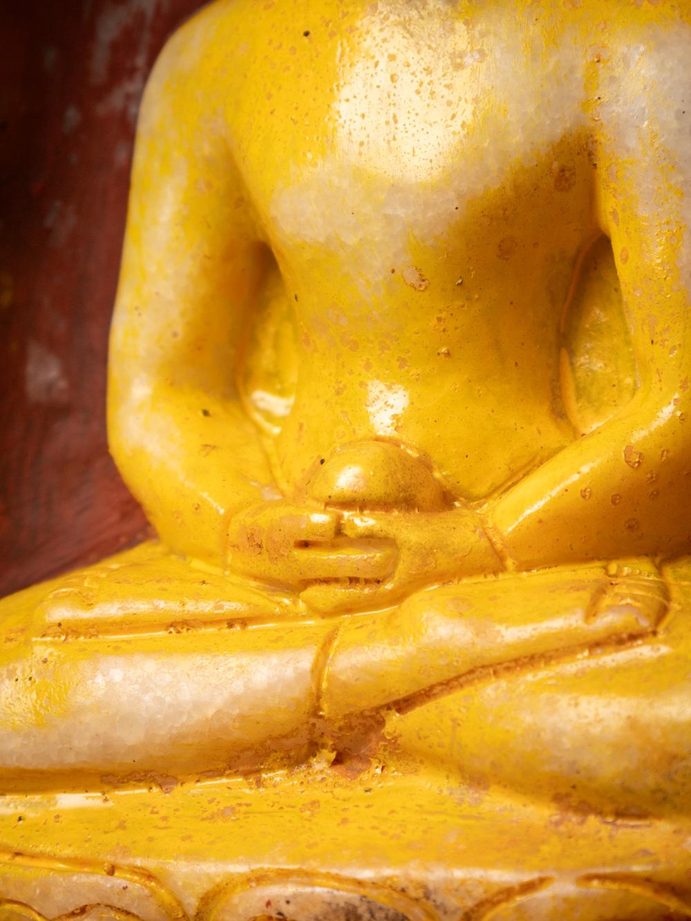 Buddha-Statue aus Marmor aus Thailand im Angebot 11
