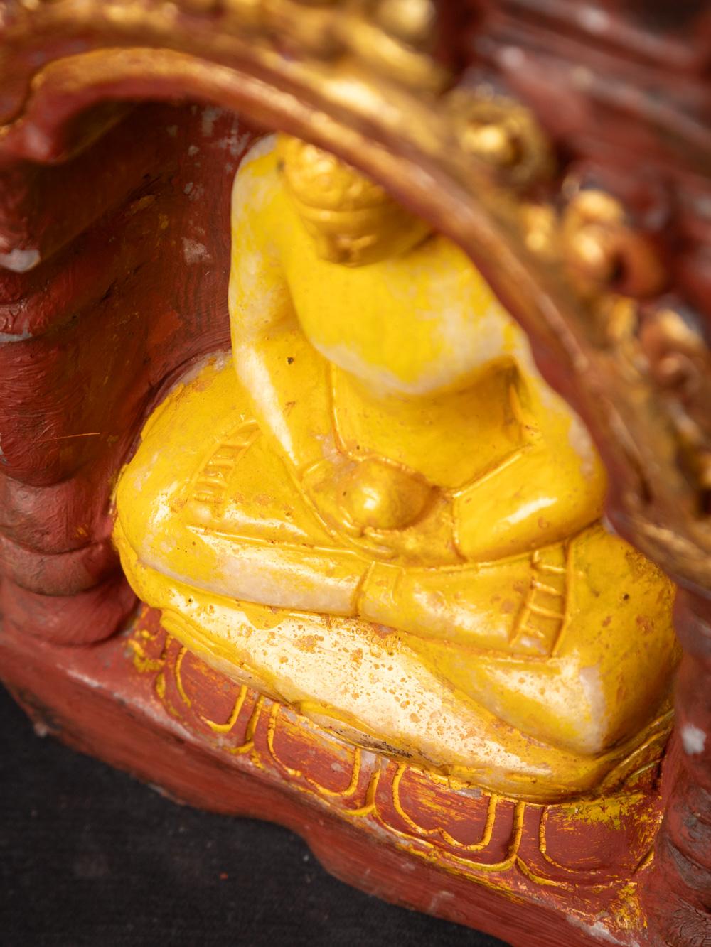Buddha-Statue aus Marmor aus Thailand im Angebot 14