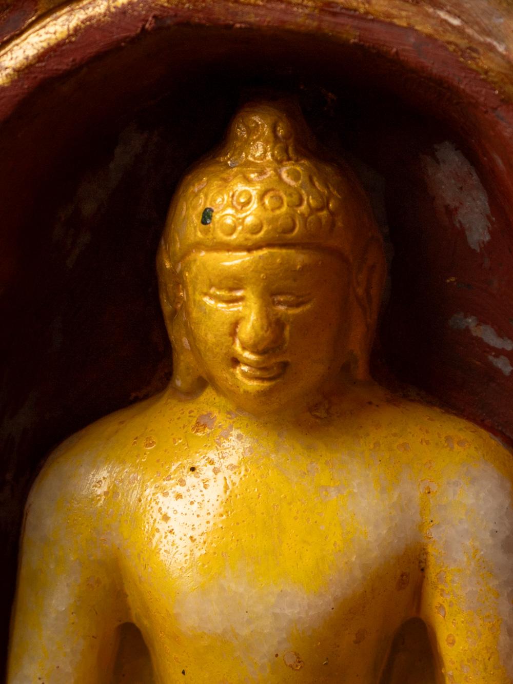 Buddha-Statue aus Marmor aus Thailand (20. Jahrhundert) im Angebot