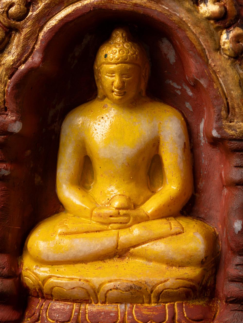 Buddha-Statue aus Marmor aus Thailand im Angebot 1