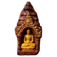 Vintage Marble Buddha Statue from Thailand from Thailand