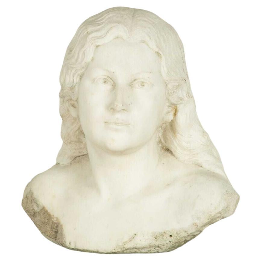 Marble Bust by Luca Madrassi For Sale