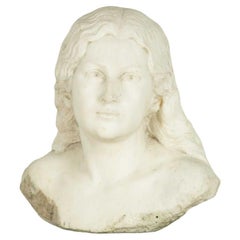 Antique Marble Bust by Luca Madrassi