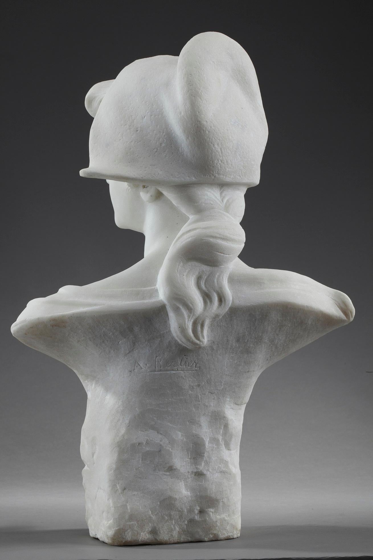 Marble Bust: Cosette With Marianne's Phrygian Cap 3