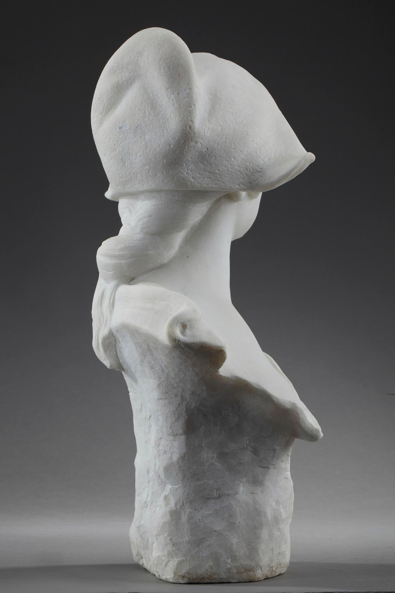 Marble Bust: Cosette With Marianne's Phrygian Cap 5