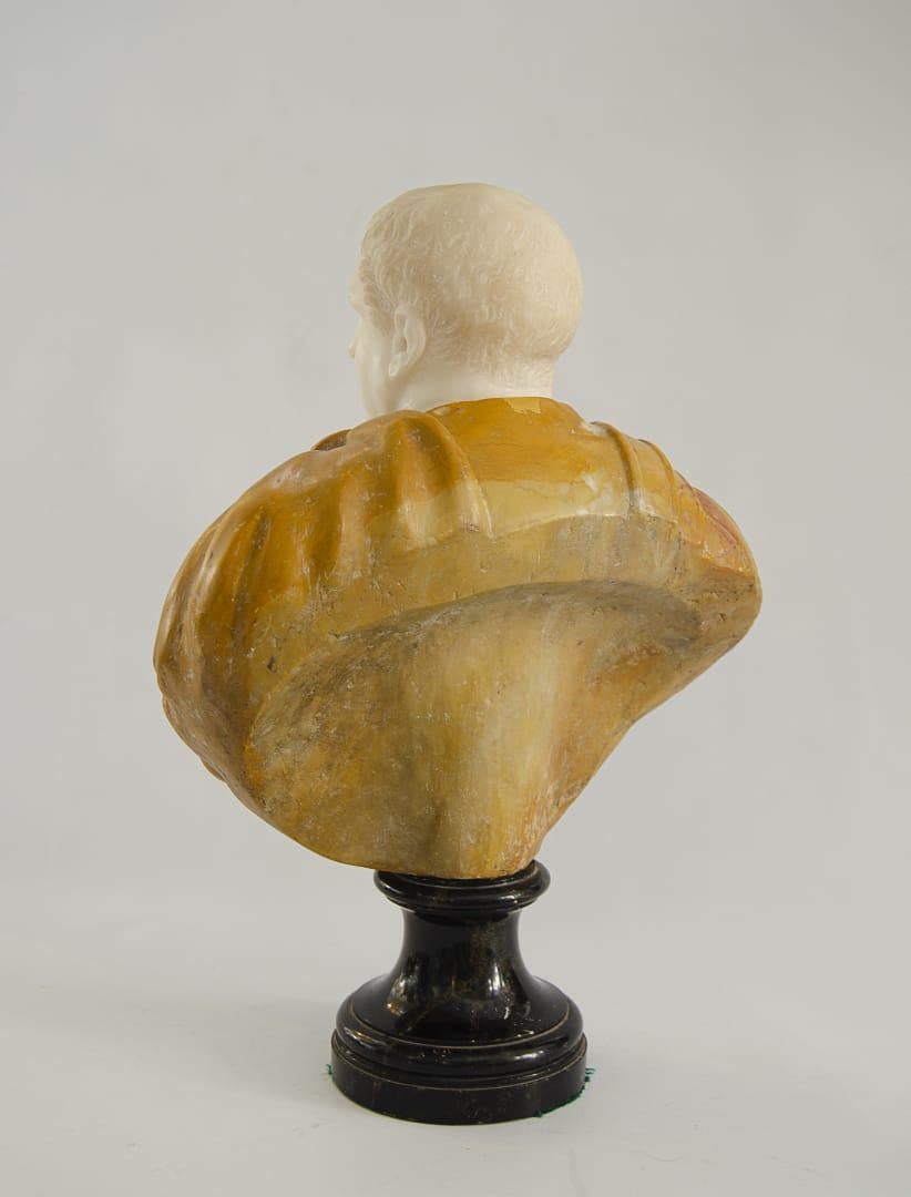 Neoclassical Marble Bust 'Emperor Vitelius'