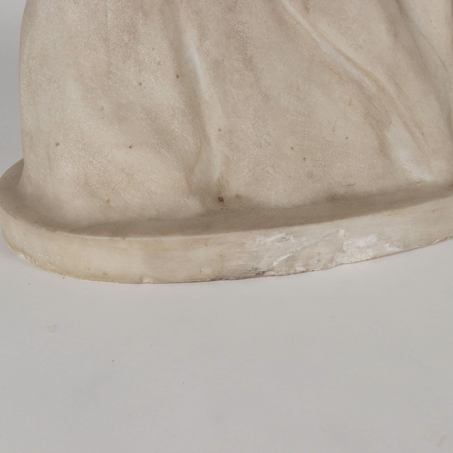 Buste en marbre, Italie, XIXe siècle Bon état - En vente à Milano, IT
