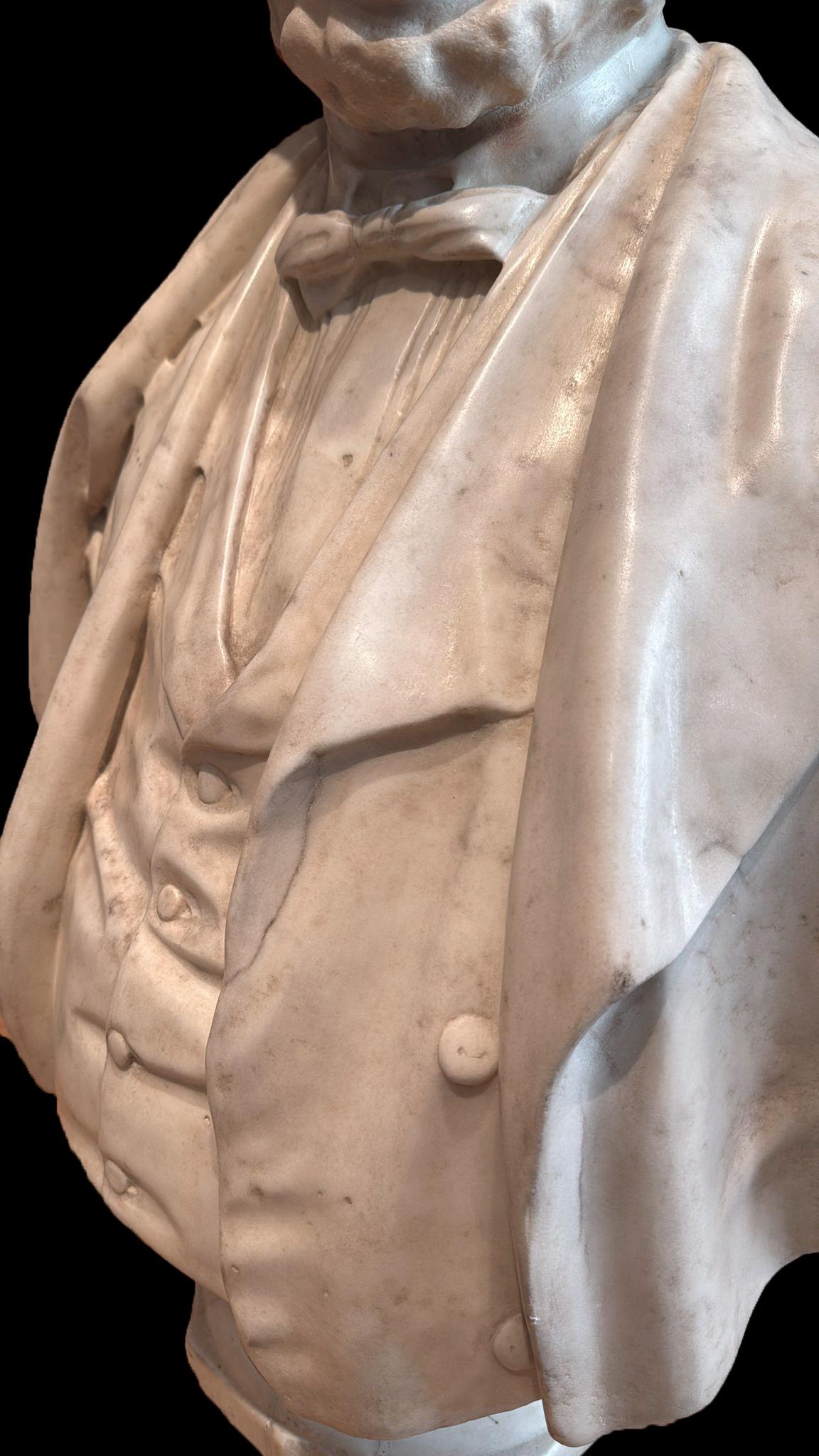 Buste en marbre d'un chevalier signé par Donato Barcaglia, école italienne en vente 1