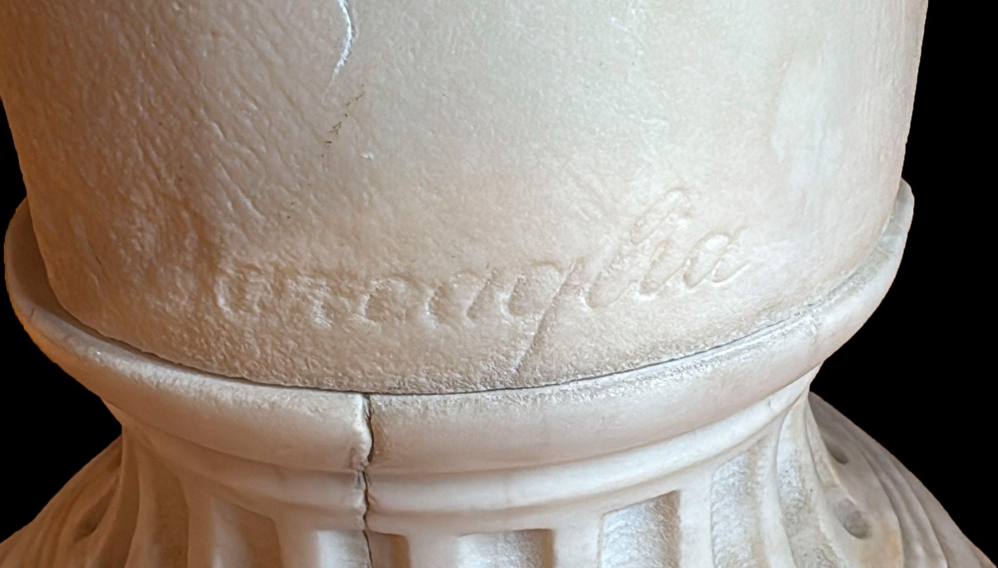 Buste en marbre d'un chevalier signé par Donato Barcaglia, école italienne en vente 4