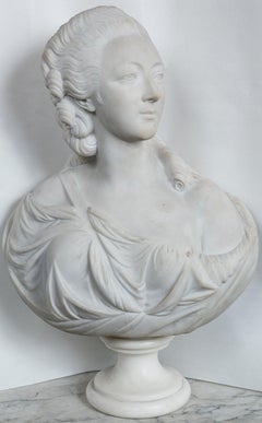 Marble Bust of an Elegant Lady