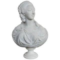 Marble Bust of an Elegant Lady